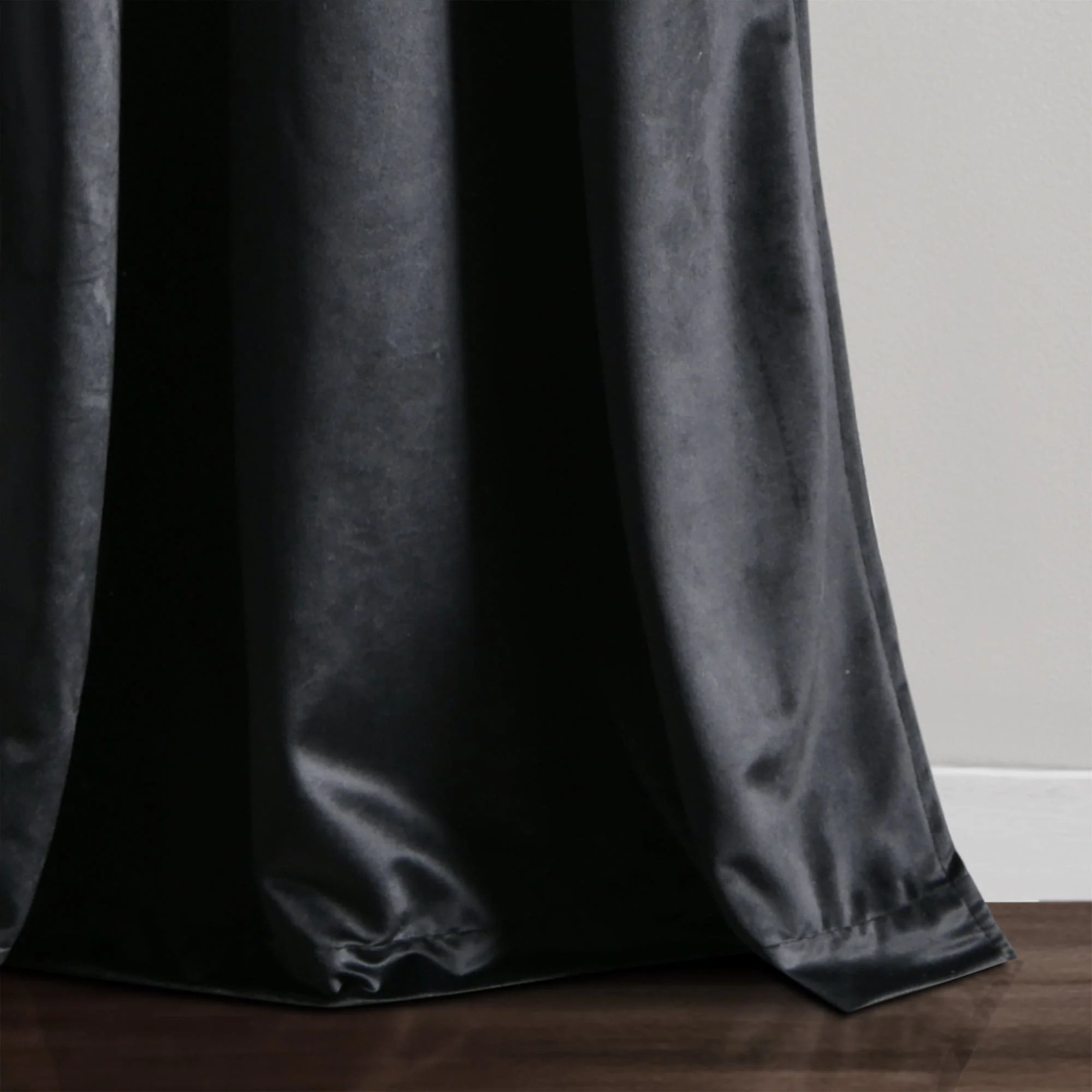 Prima Velvet Solid Grommet Light Filtering Window Curtain Panel Set - Image 84