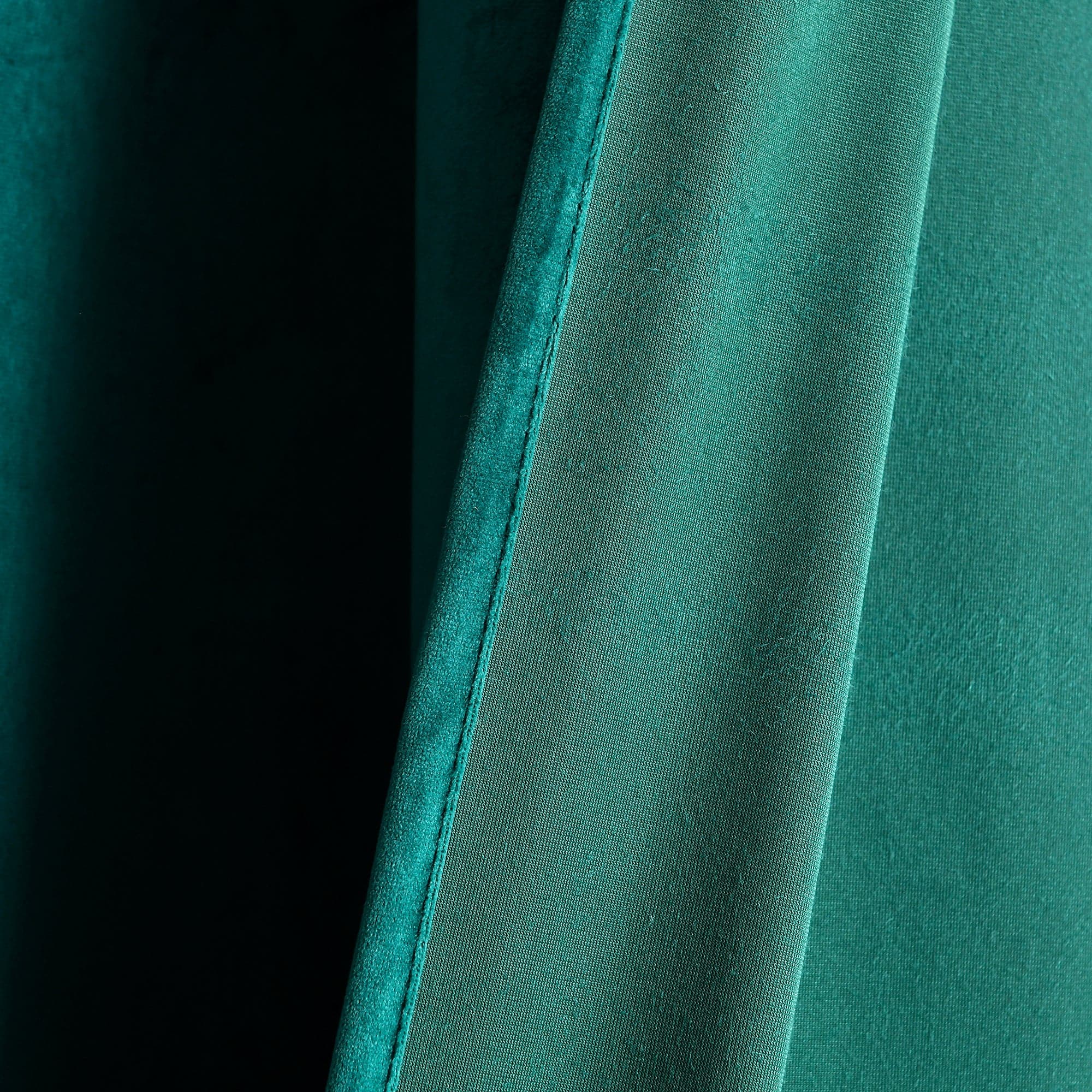 Prima Velvet Solid Grommet Light Filtering Window Curtain Panel Set - Image 96