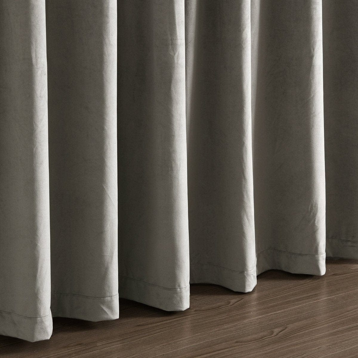 Prima Velvet Solid Ultra Wide Light Filtering Window Curtain Panel - Image 12