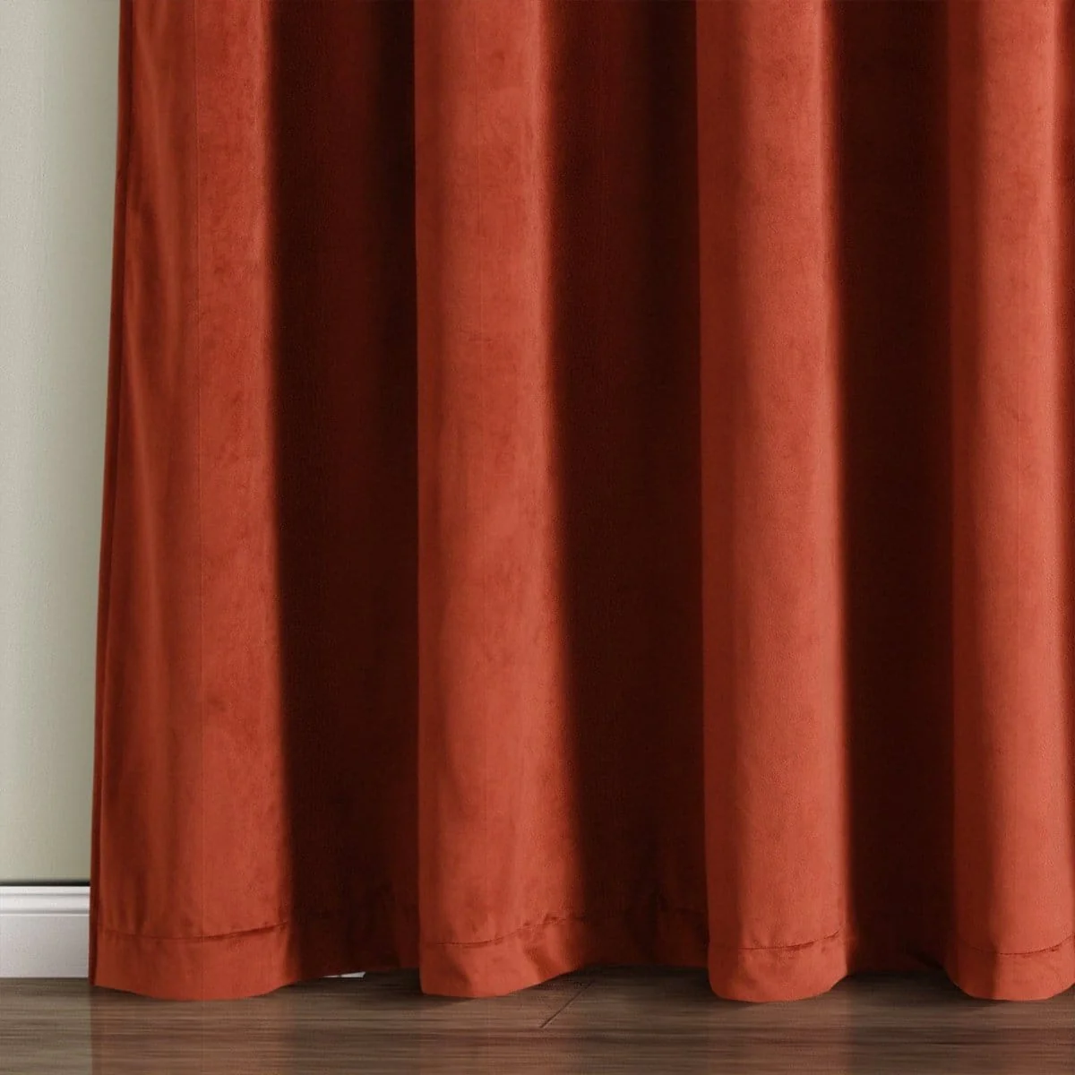 Prima Velvet Solid Ultra Wide Light Filtering Window Curtain Panel - Image 22