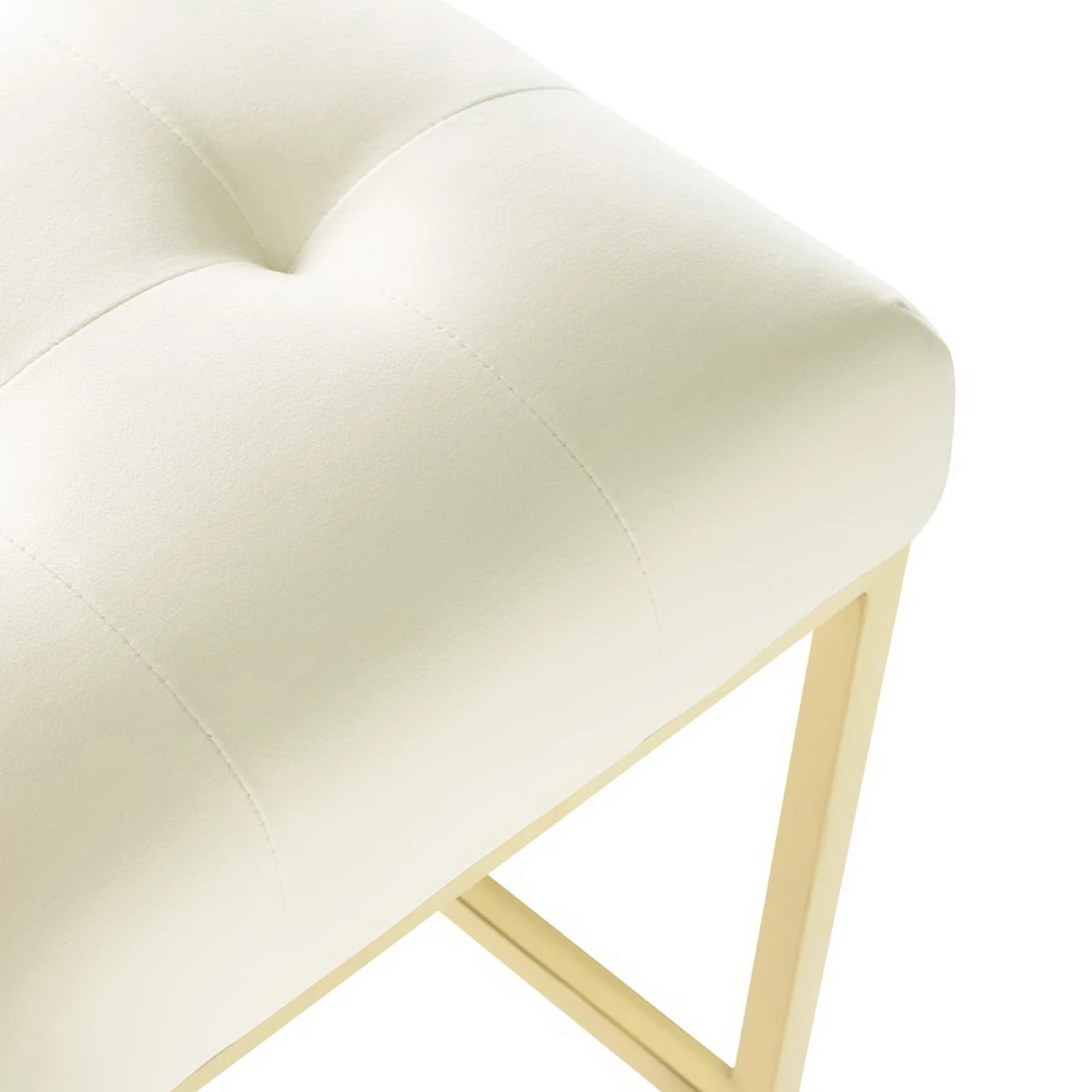 Privy Gold Stainless Steel Performance Velvet Counter Stool by Modway - Image 5