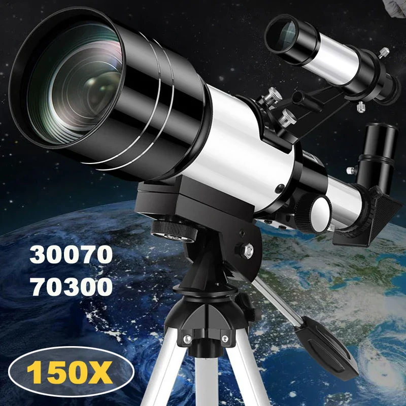 Professional Astronomical Telescope 150X HD Moon Viewing Refractor for Stargazing - Image 2