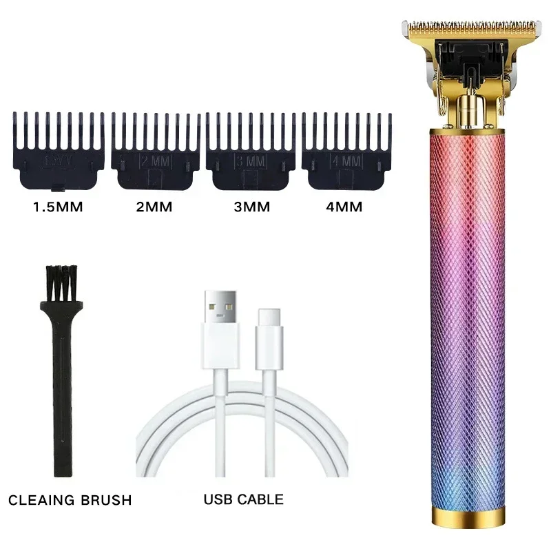Professional Hair Clipper Beard Trimmer USB Rechargeable Barber Shaver - Image 14