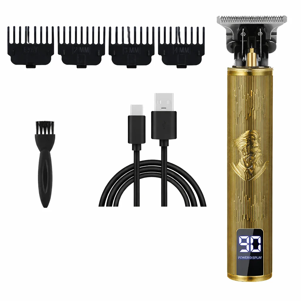 Professional Hair Clipper Beard Trimmer USB Rechargeable Barber Shaver - Image 18