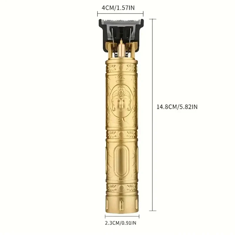 Professional Hair Clipper Beard Trimmer USB Rechargeable Barber Shaver - Image 4