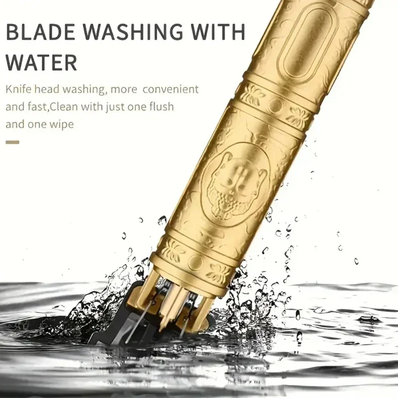 Professional Hair Clipper Beard Trimmer USB Rechargeable Barber Shaver - Image 6