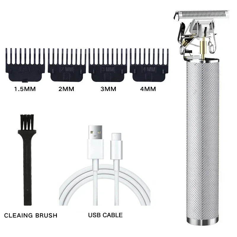 Professional Hair Clipper Beard Trimmer USB Rechargeable Barber Shaver - Image 8