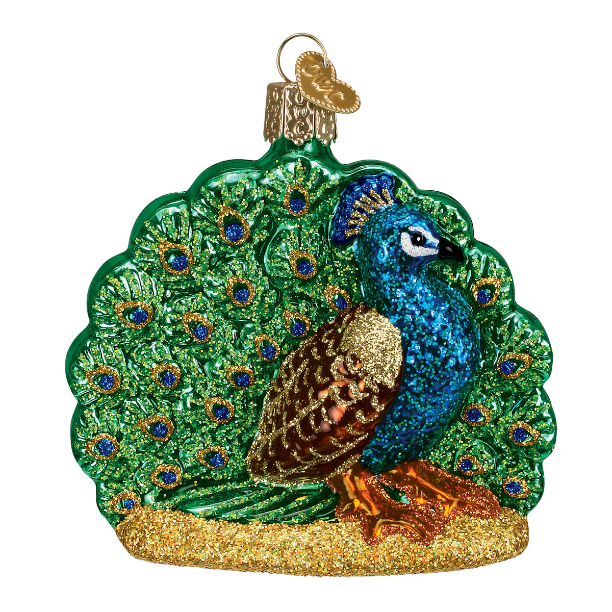 Proud Peacock Christmas Ornament - Image 3