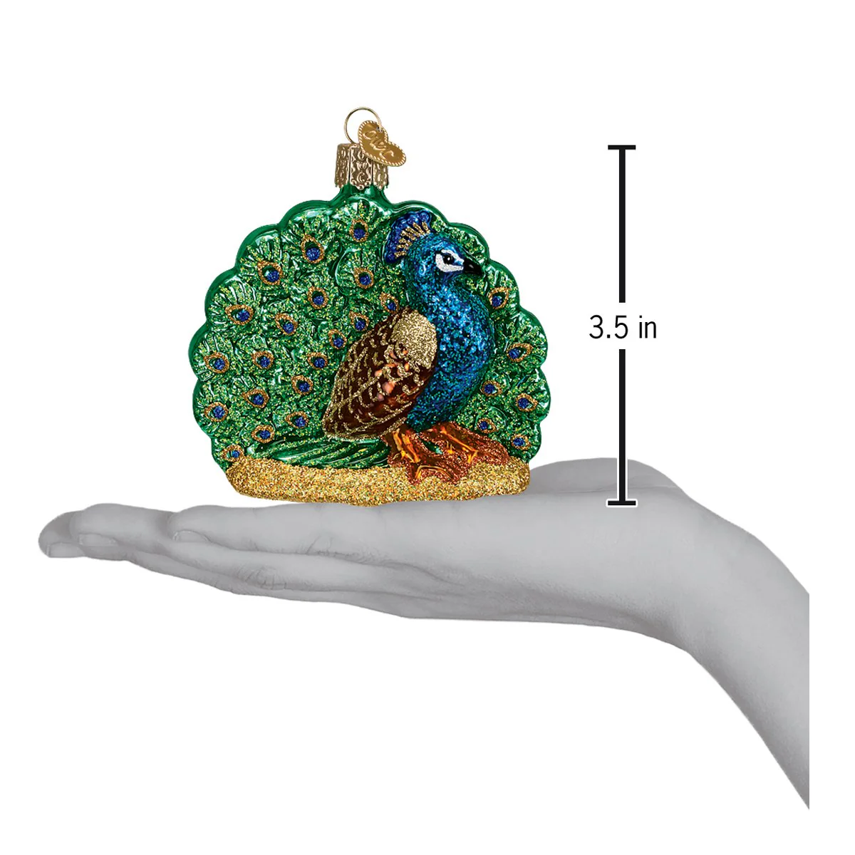 Proud Peacock Christmas Ornament - Image 4