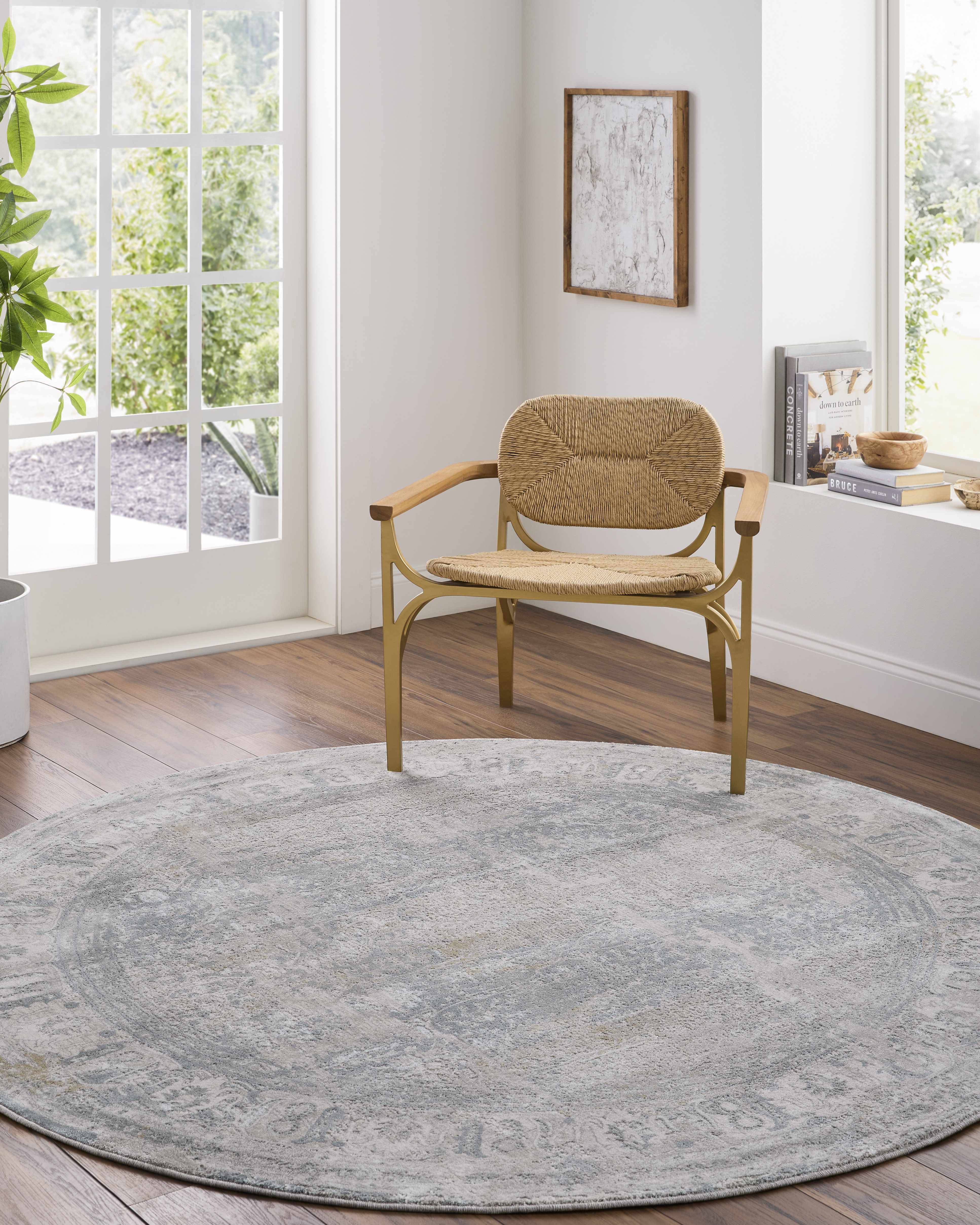Pryce Blue Gray Boutique Rug - Image 2