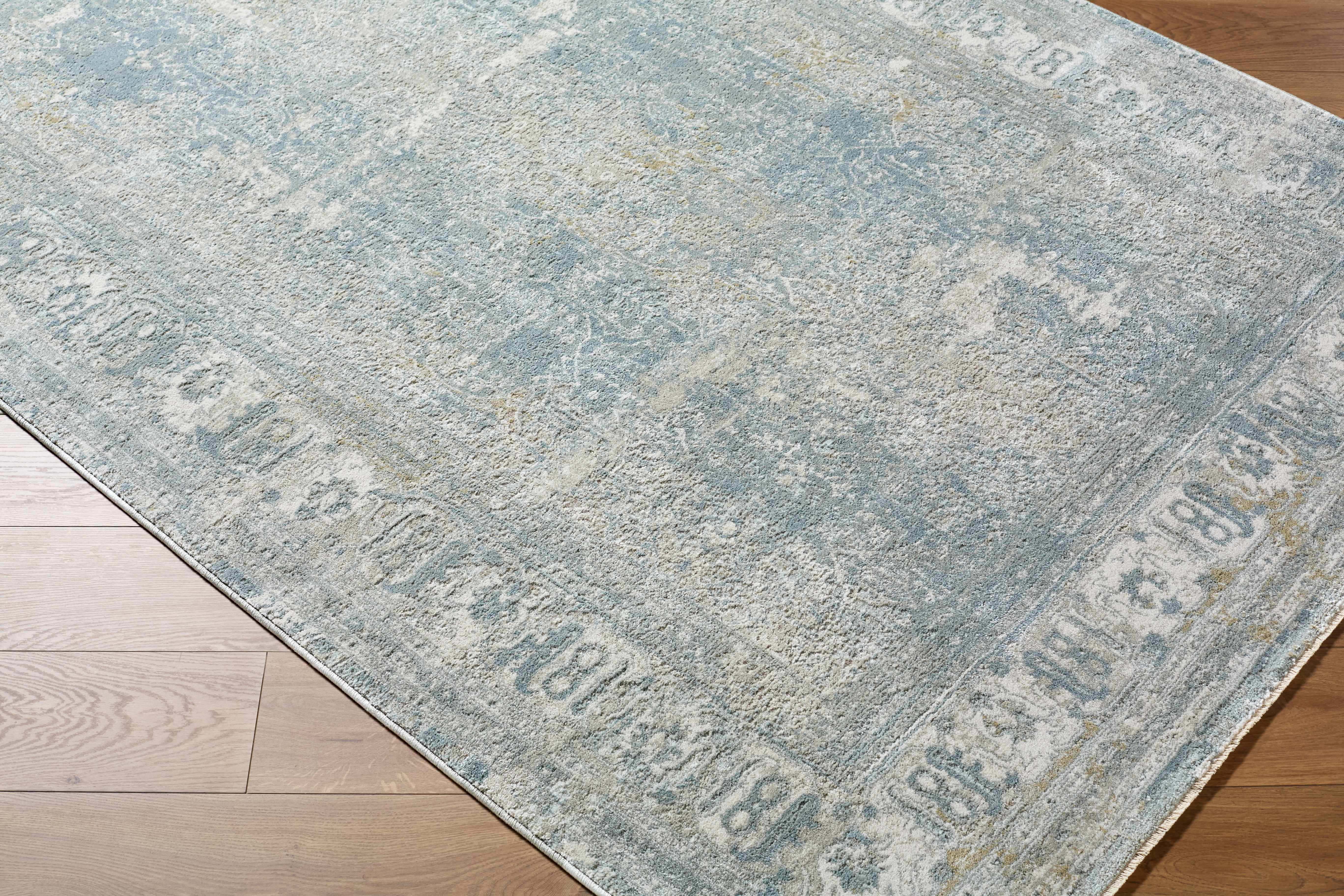 Pryce Blue Gray Boutique Rug - Image 3
