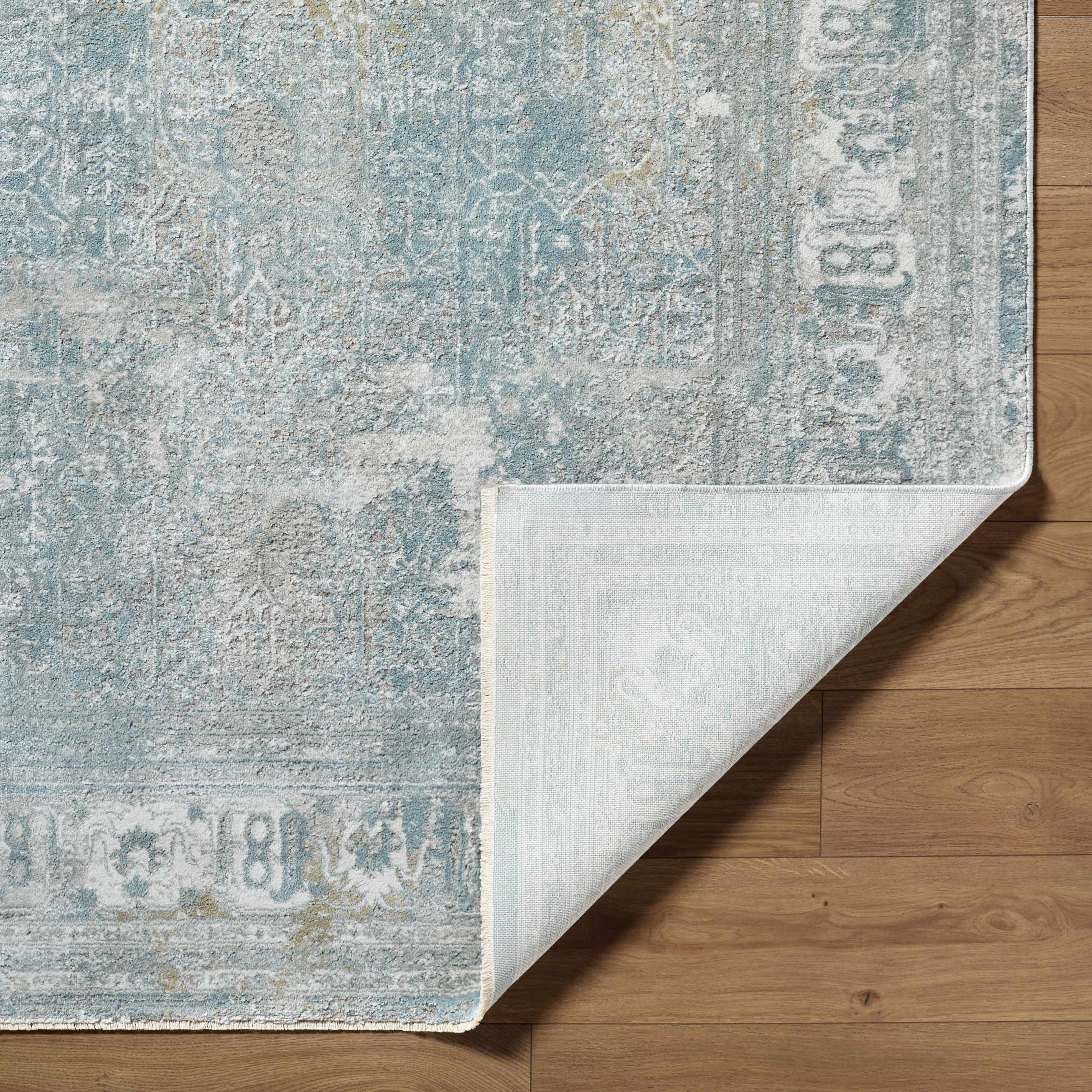 Pryce Blue Gray Boutique Rug - Image 4