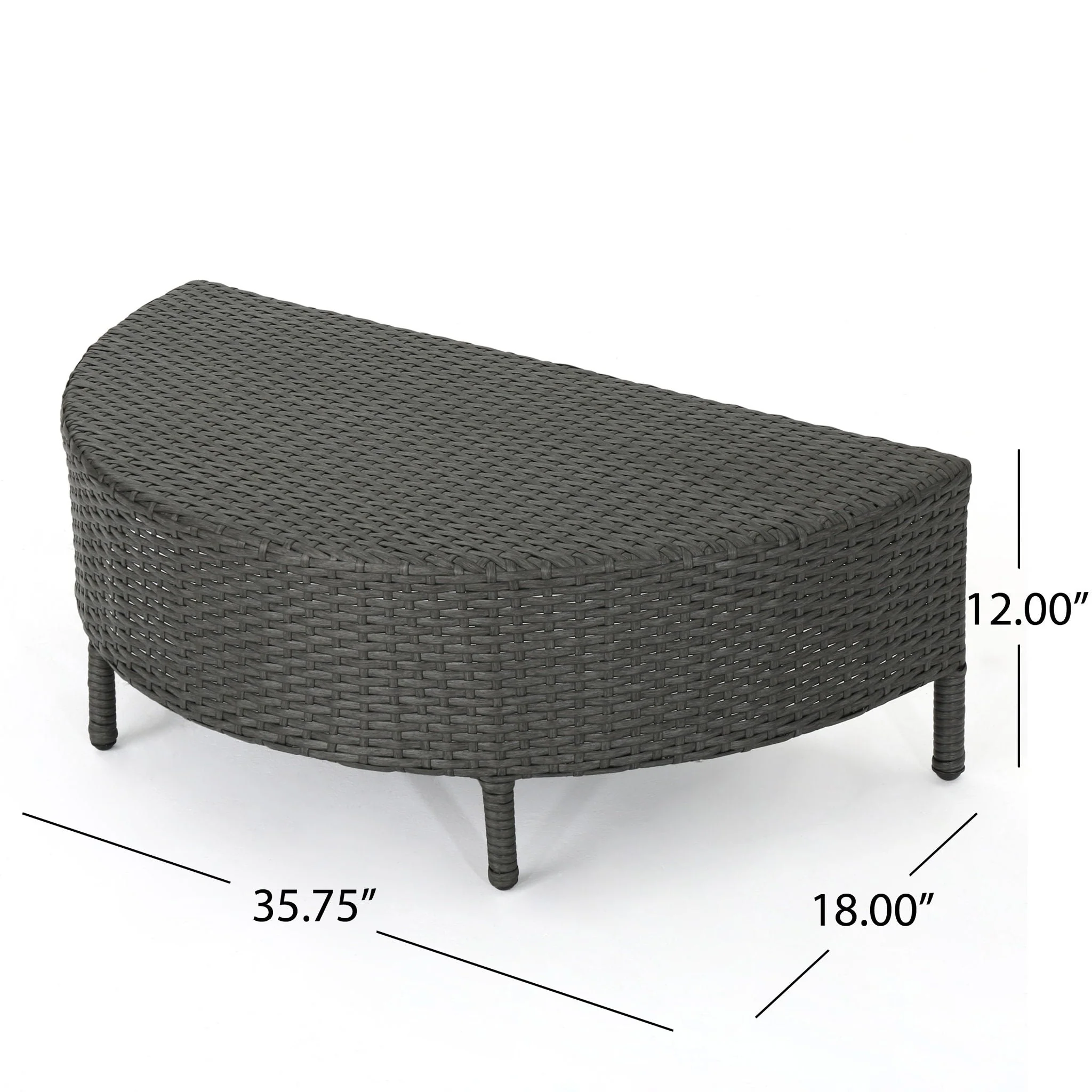 Pt Limon - Outdoor Coffee Table Half Round Design - Image 5