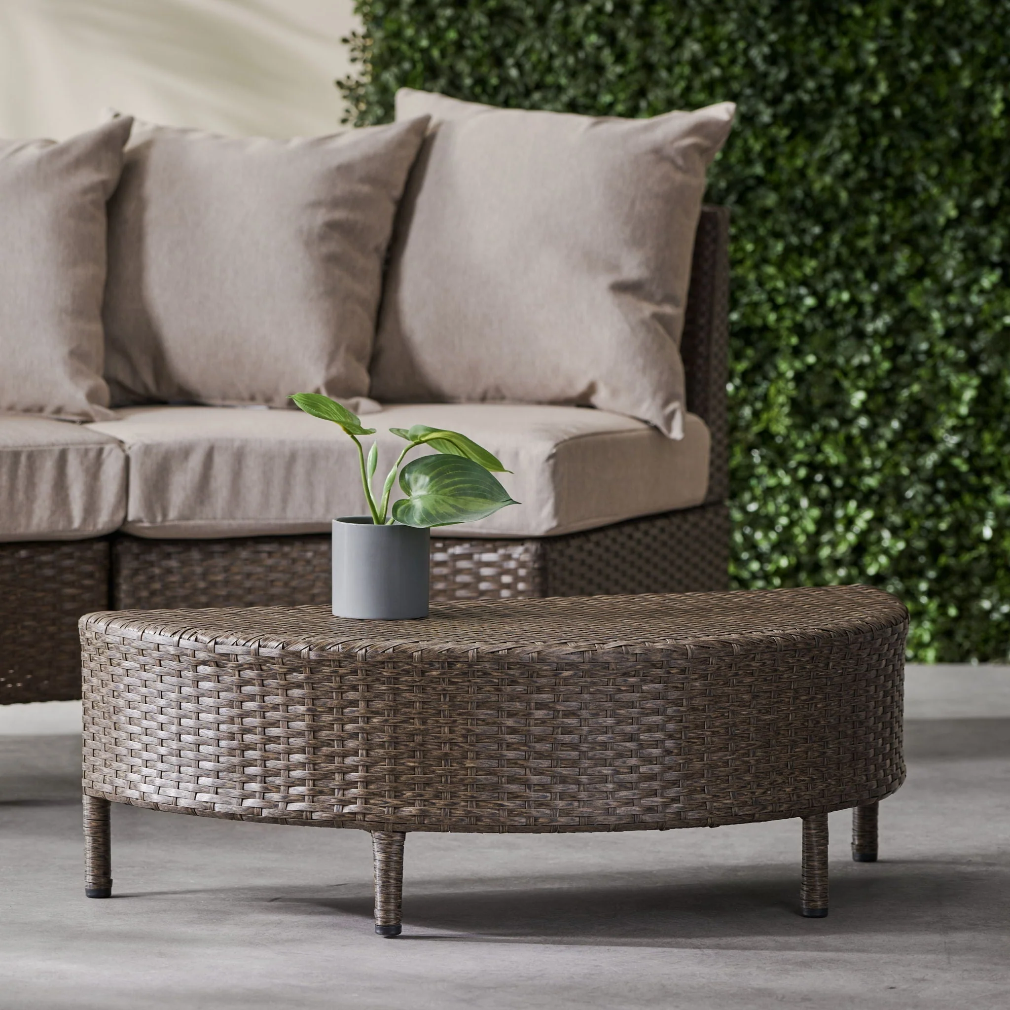 Pt Limon - Outdoor Coffee Table Half Round Design - Image 6