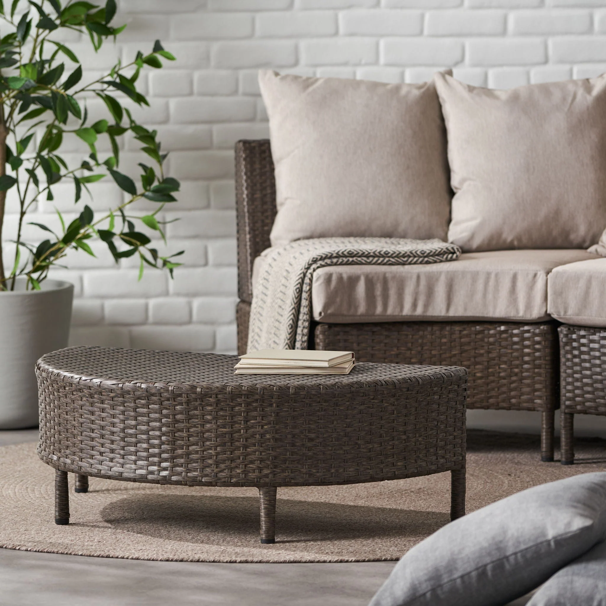 Pt Limon - Outdoor Coffee Table Half Round Design - Image 8