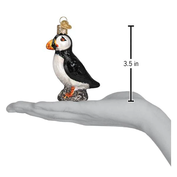 Puffin Ornament 3.5 x 1.5 x 2.5 by Old World Christmas - Image 6