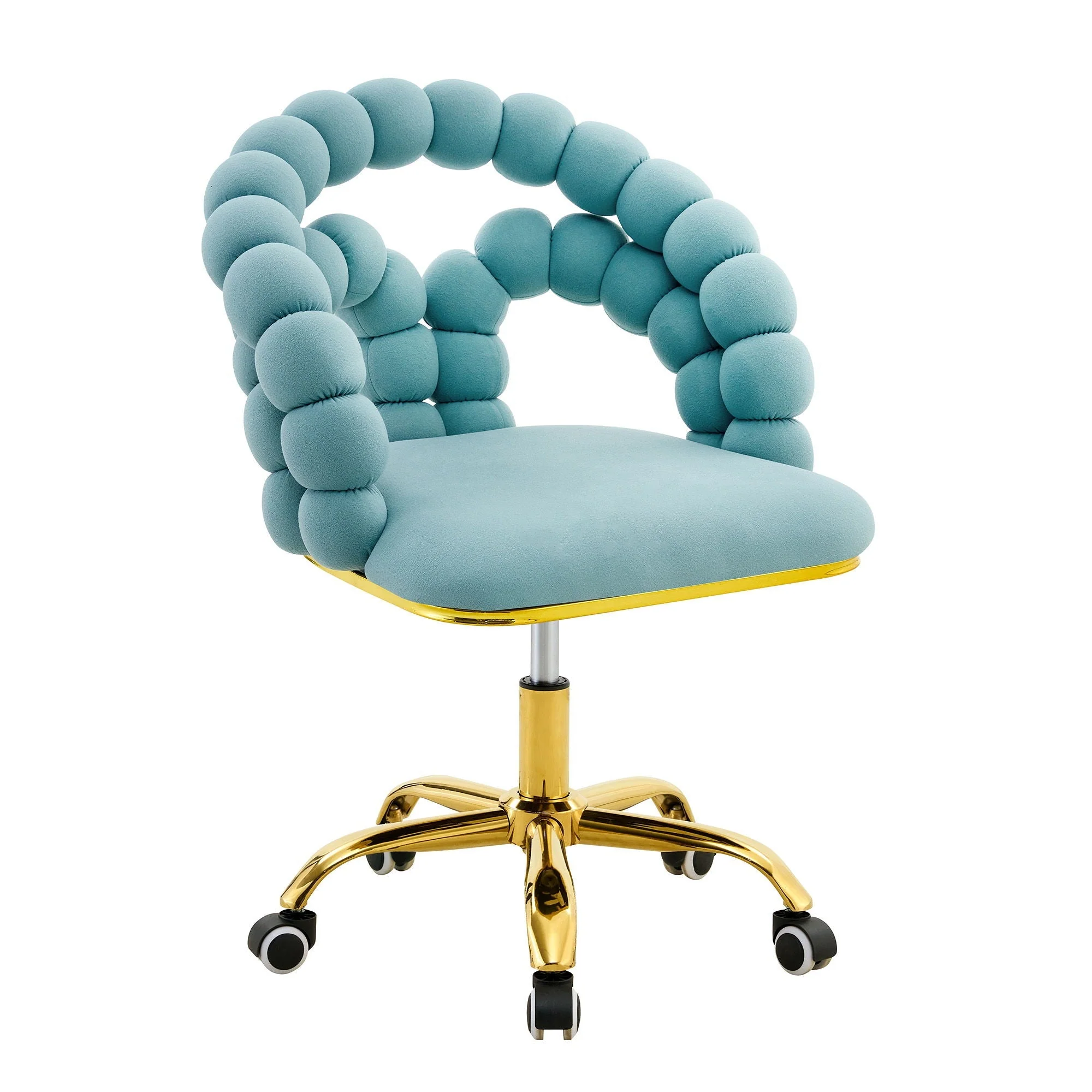 Puffy Bubble, Ball Chain Accent Chair With 5 Claw Casters - Image 2