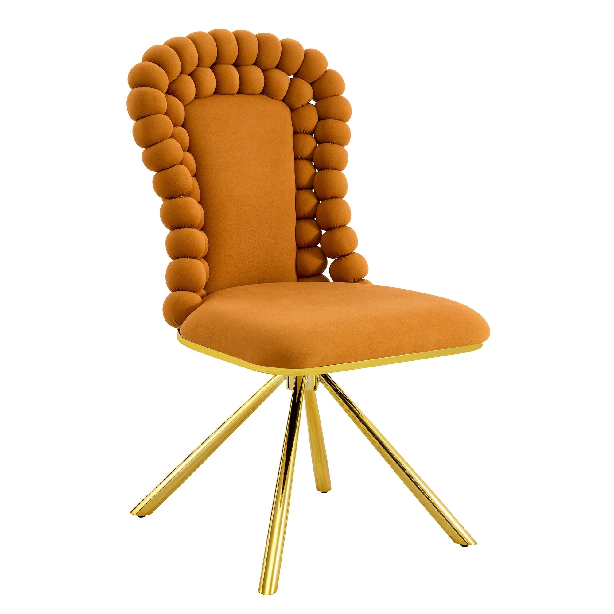 Puffy Bubble Ball Chain Chair for Dining Room & Kitchen (Set of 2) - Image 2