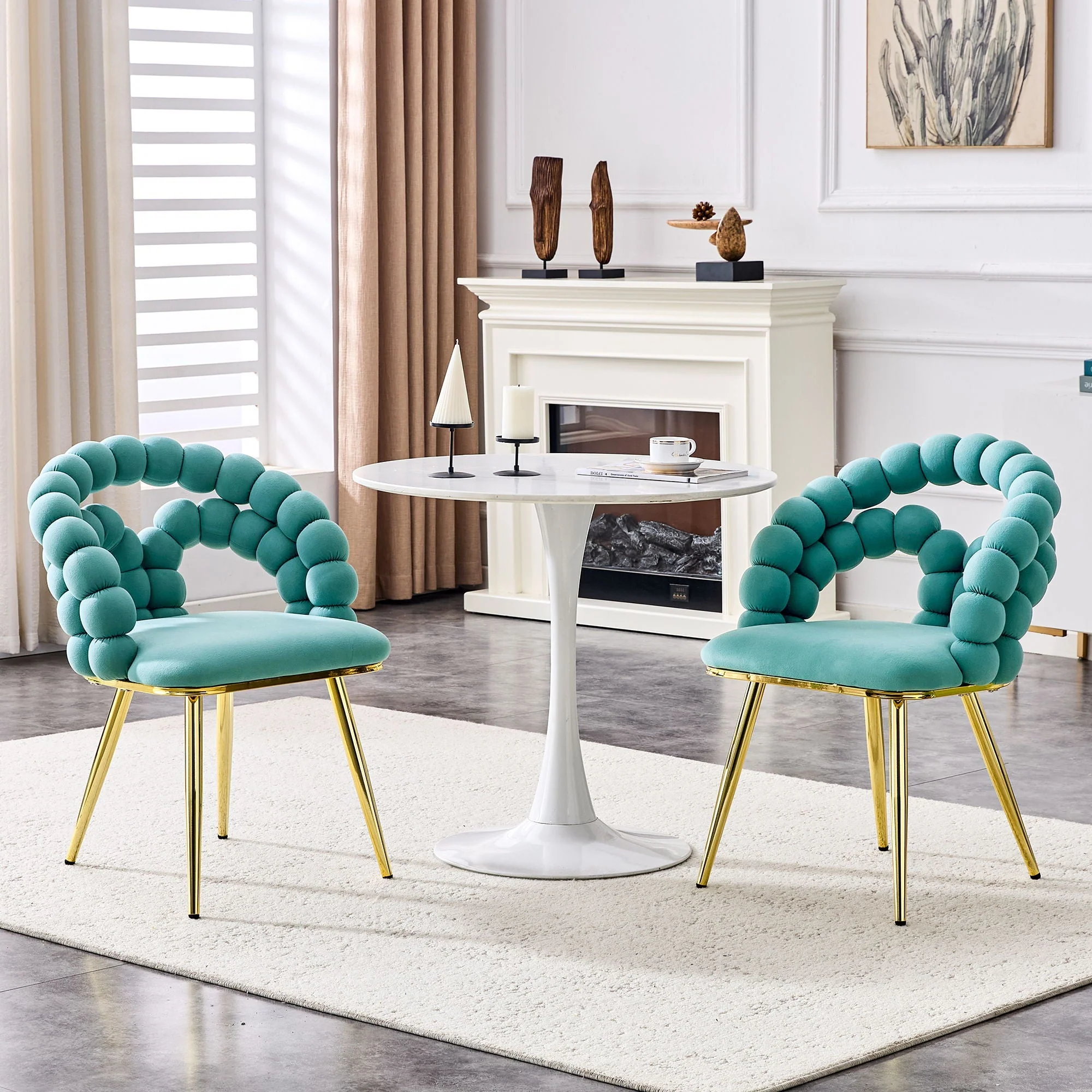 Puffy Bubble, Ball Chain Chairs For Dining Room - Image 10