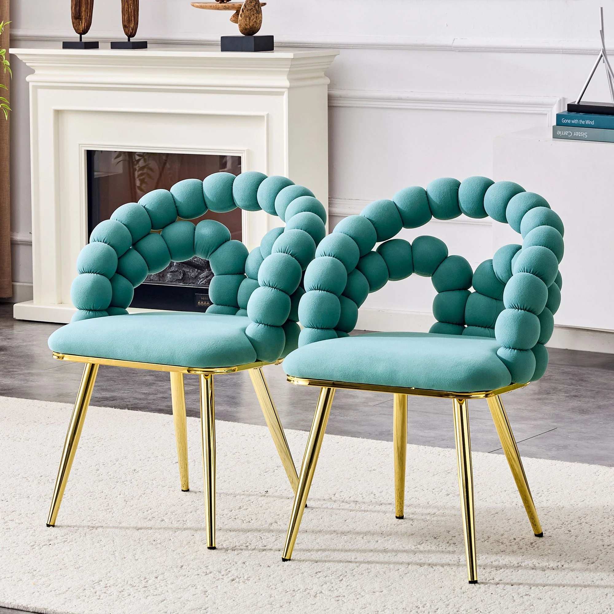 Puffy Bubble, Ball Chain Chairs For Dining Room - Image 9