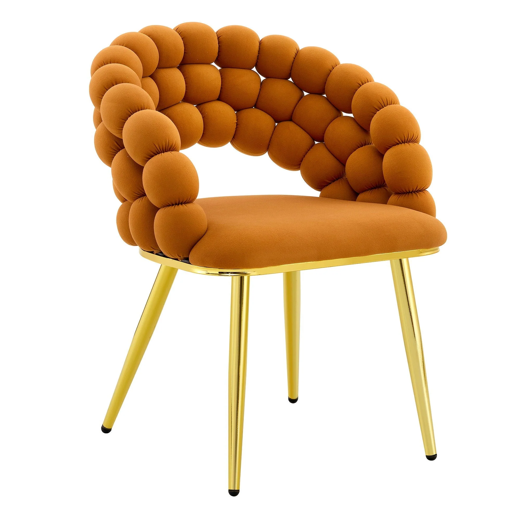 Puffy Bubble Ball Chain Chairs for Dining Room (Set of 2) - Image 2