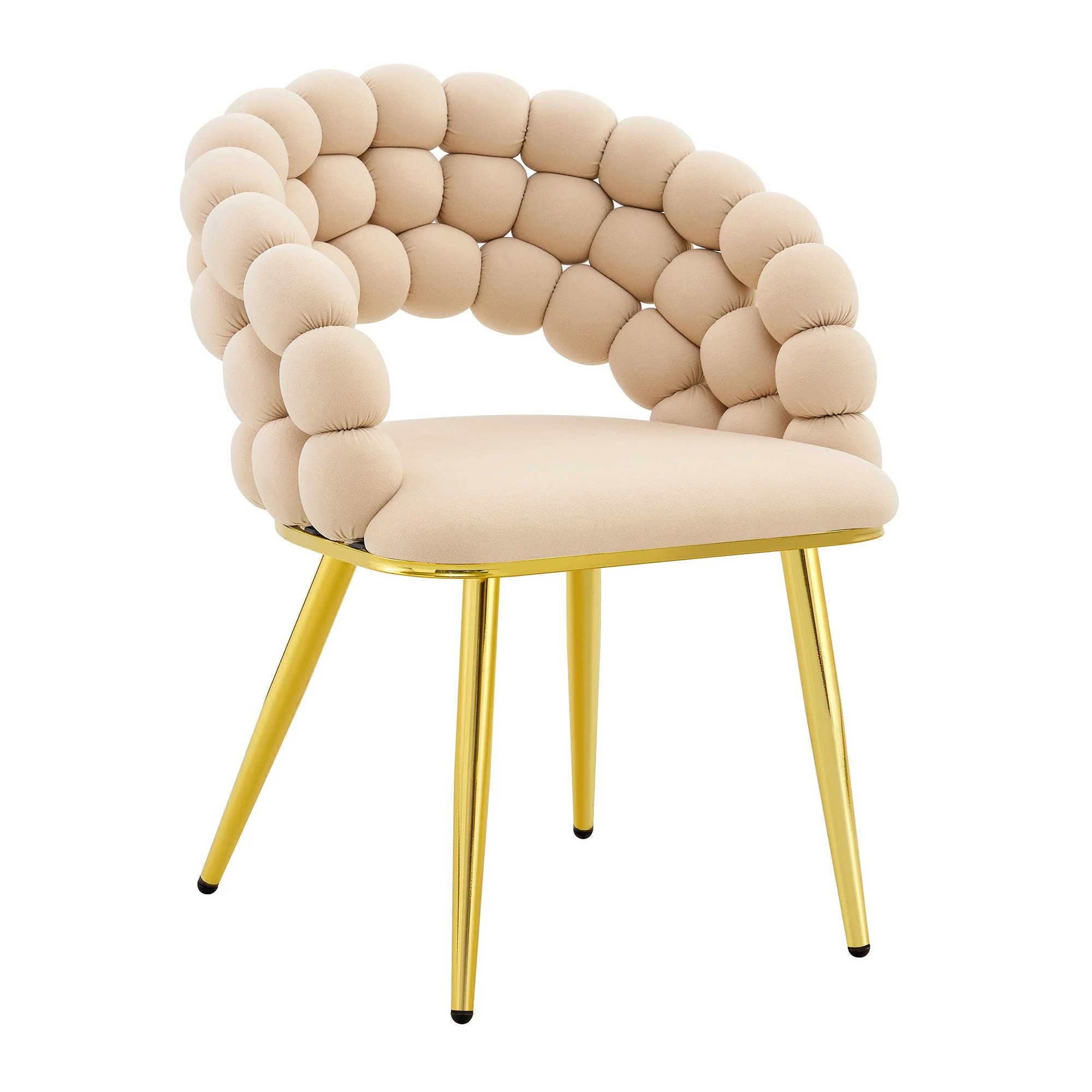 Puffy Bubble Ball Chain Chairs for Dining Room (Set of 2) - Image 3
