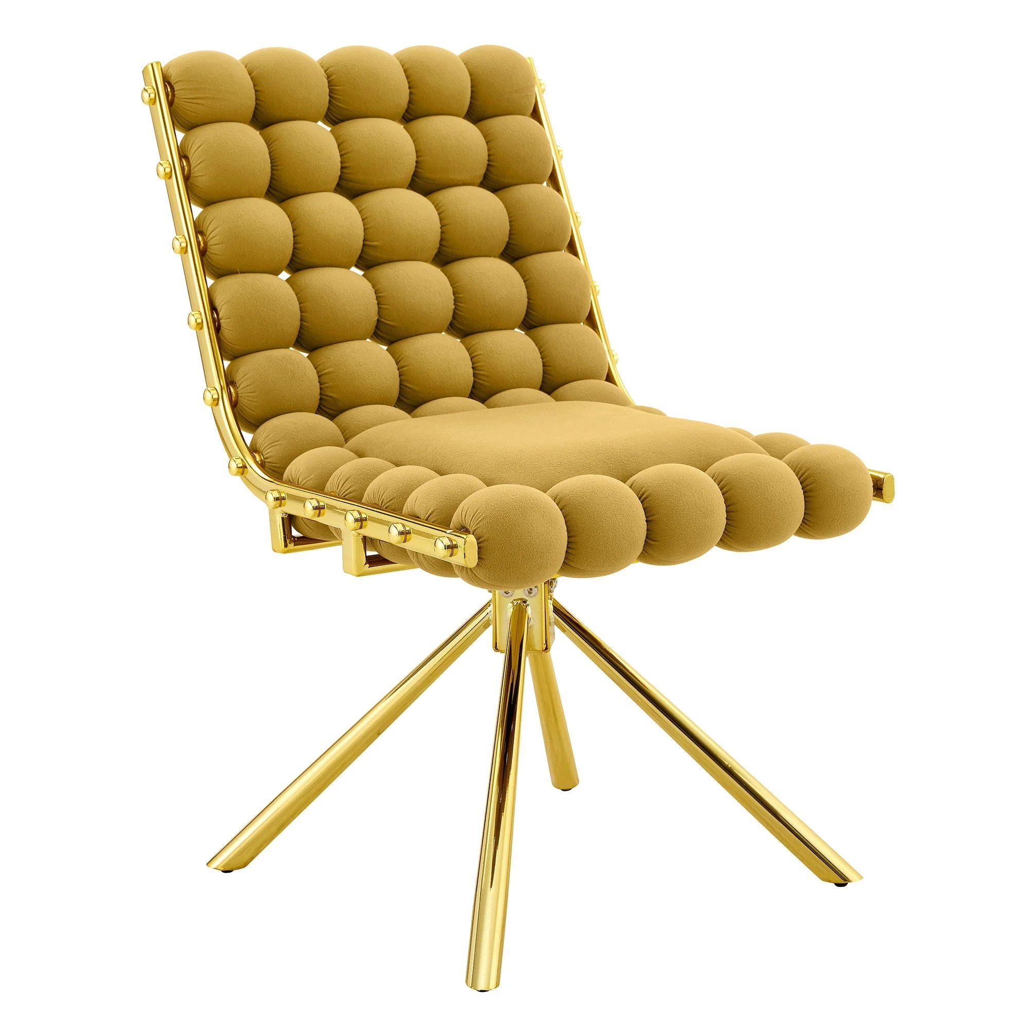 Puffy Bubble Ball Chain Dining Chairs For Dining Room (Set of 2) - Image 2