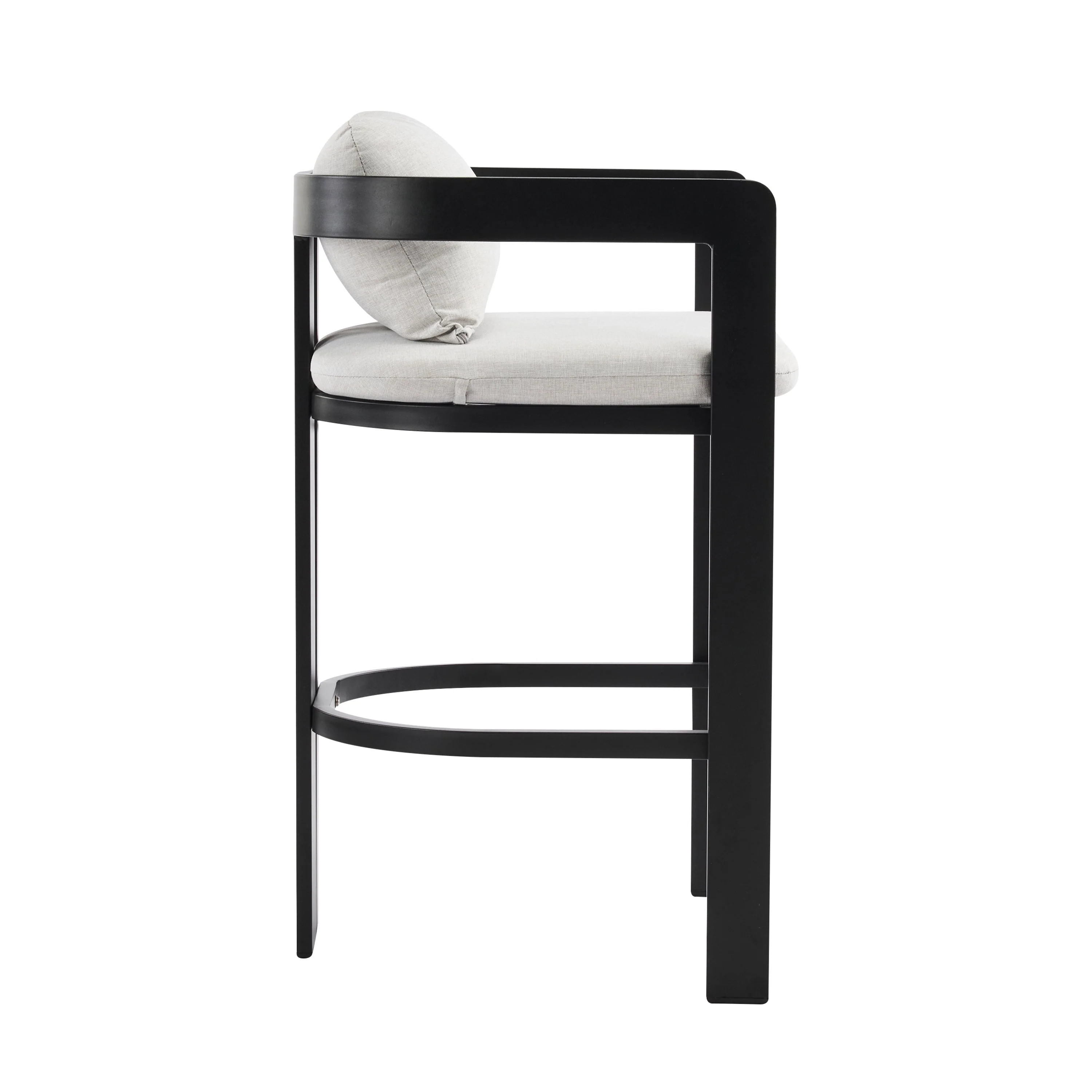 Pula Outdoor Patio Aluminum Counter Stool Set of 2 - Image 7