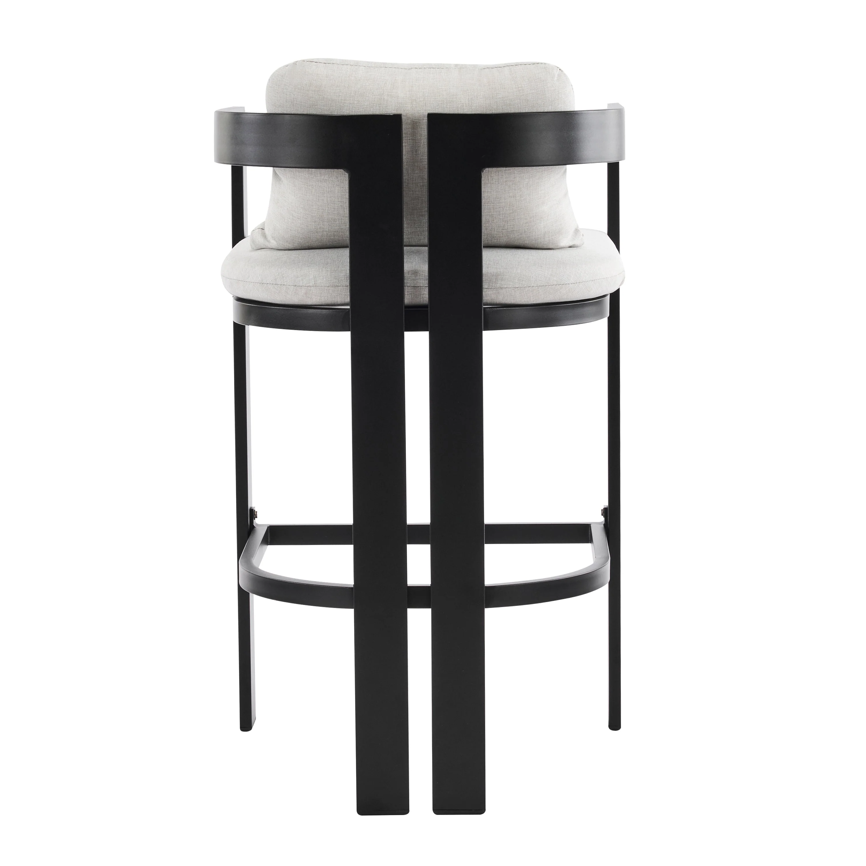 Pula Outdoor Patio Aluminum Counter Stool Set of 2 - Image 9