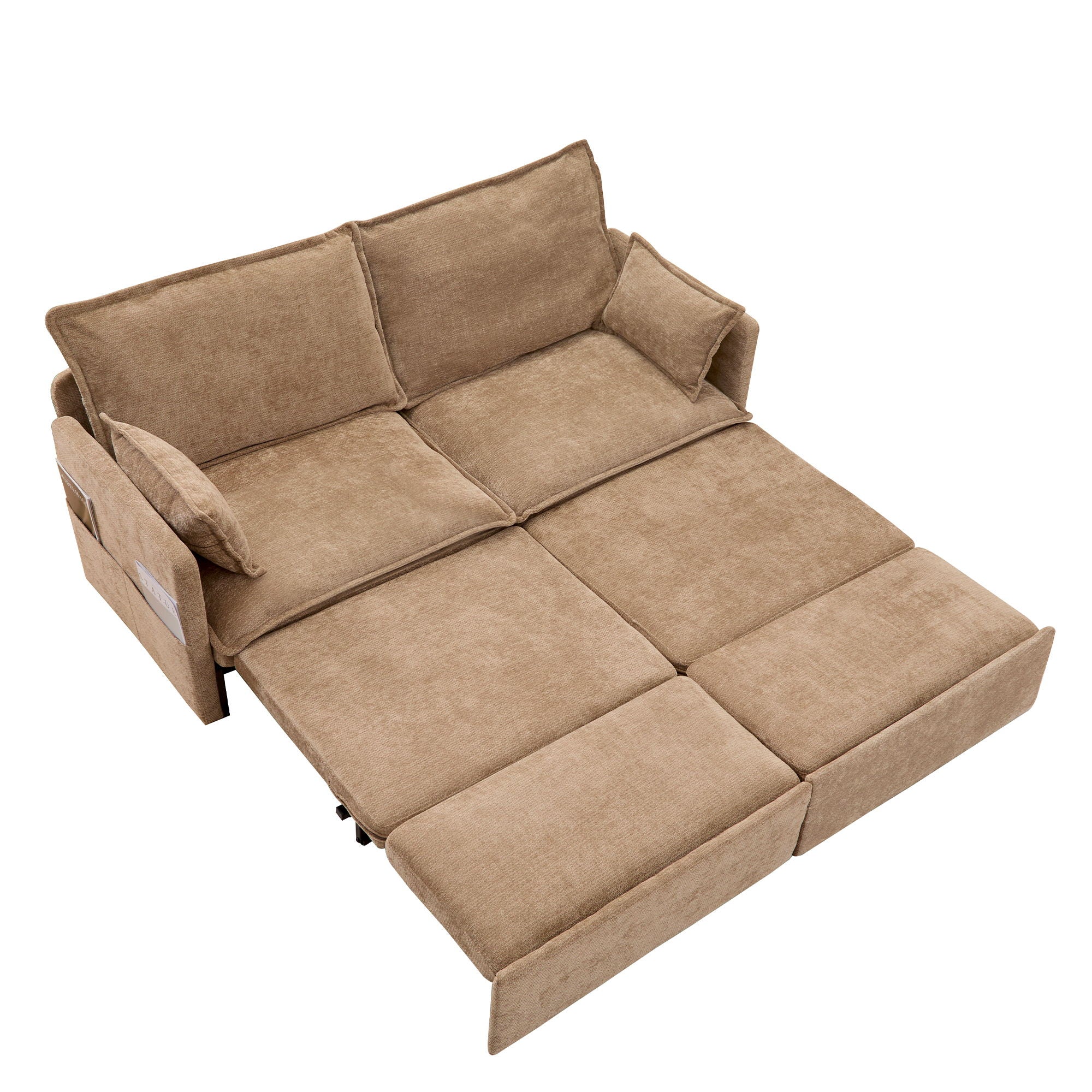 Pull Out Sofa Bed, Convertible Sleeper Sofa Couch, Side Storage, And USB / C - Type Charging Ports Chair - Image 3