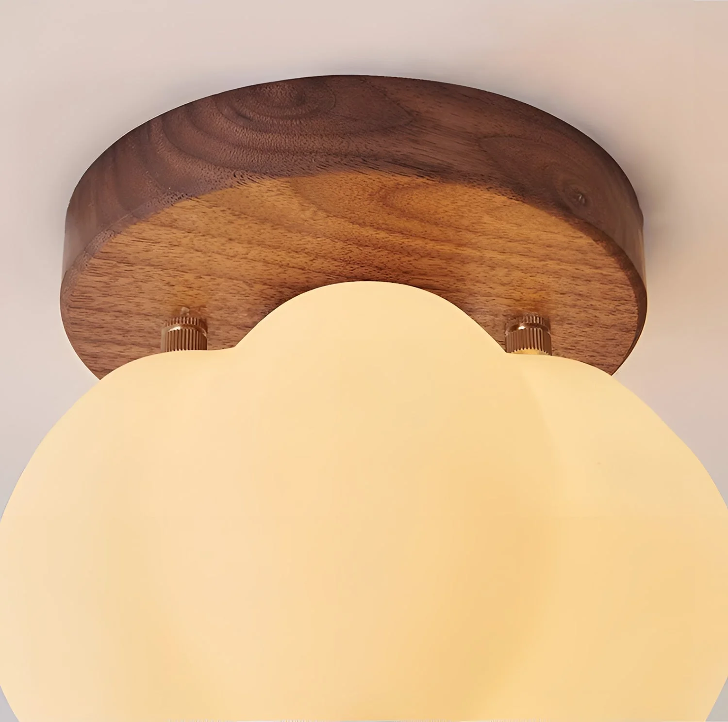 Pumpkin Flush Mount Ceiling Light Modern Round LED Ceiling Lamp - Image 14