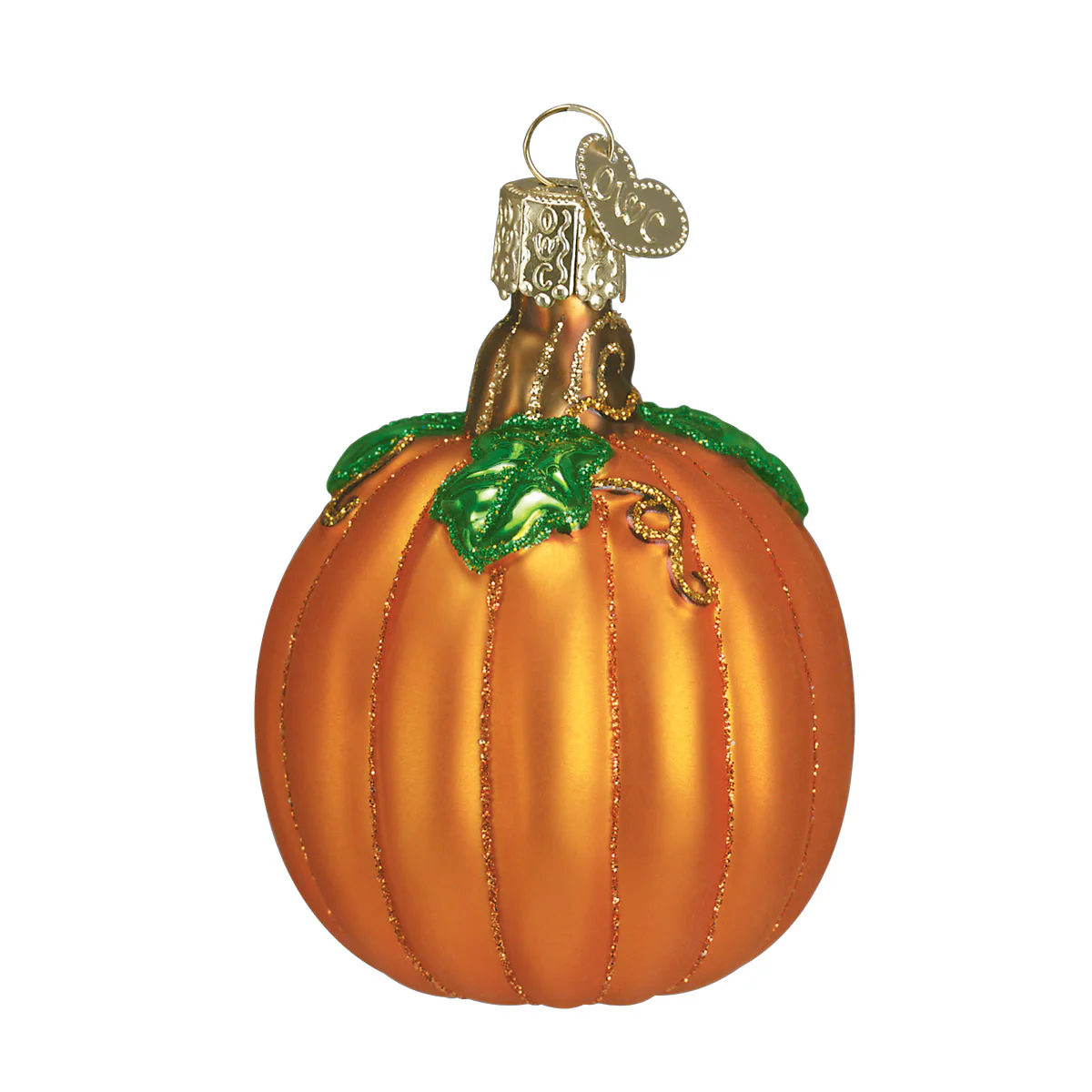 Pumpkin Ornament 3 x 2 x 2 Inches by Old World Christmas - Image 2