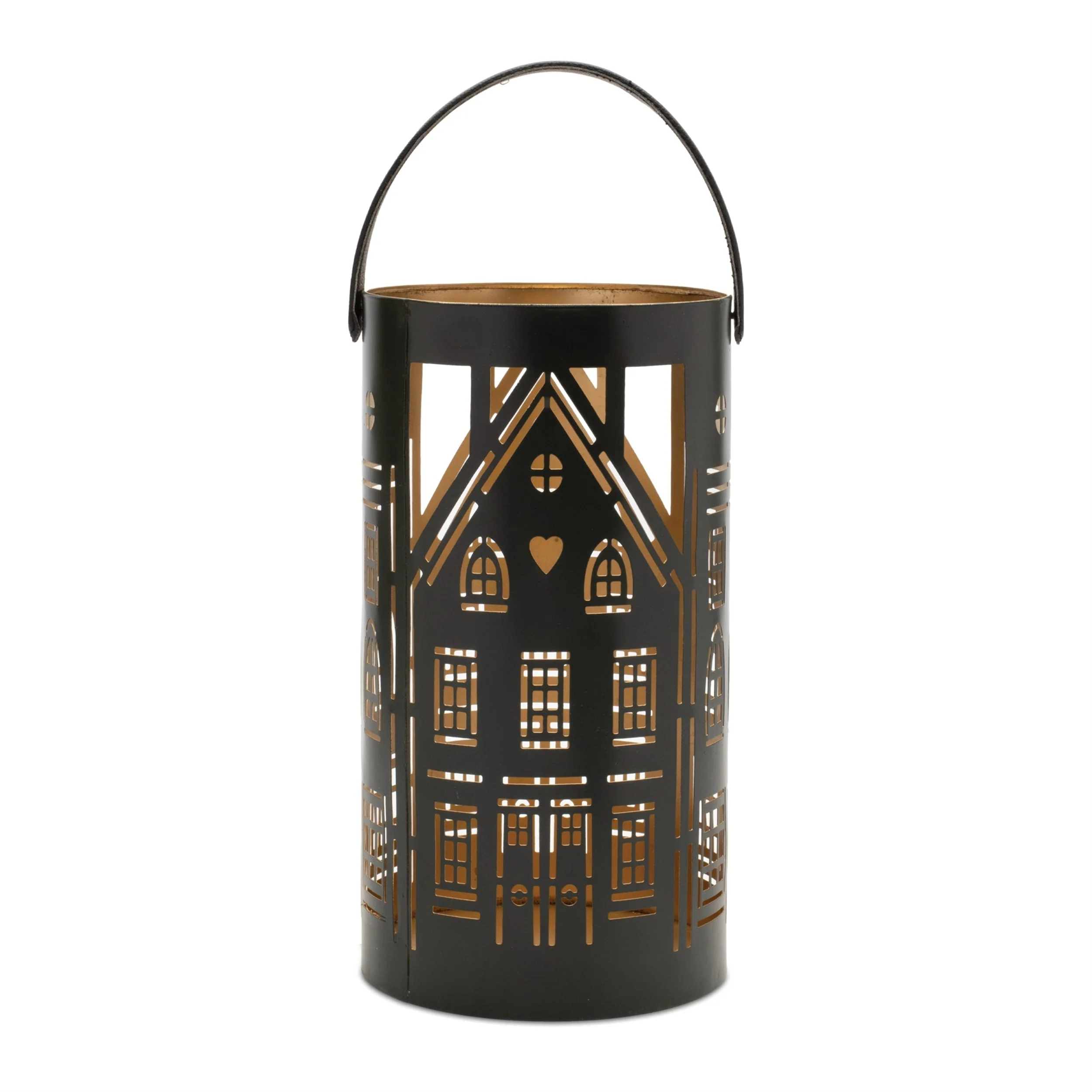 Punched Metal House Lantern Set of 3 - Image 6