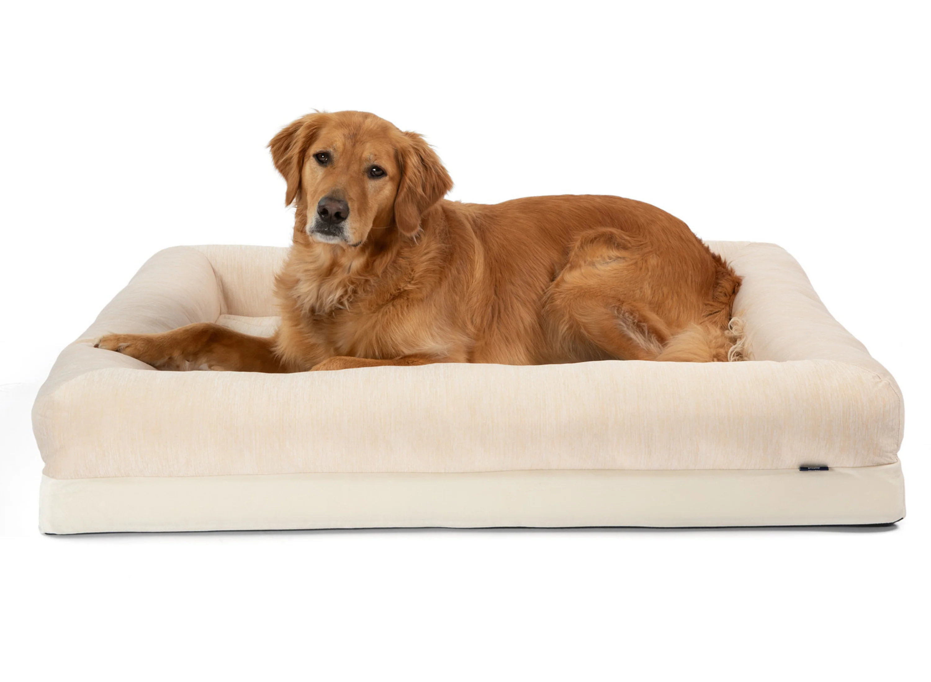 PupChill™ Cooling 4-Bolster Dog Bed - Arctic Sand - Image 17