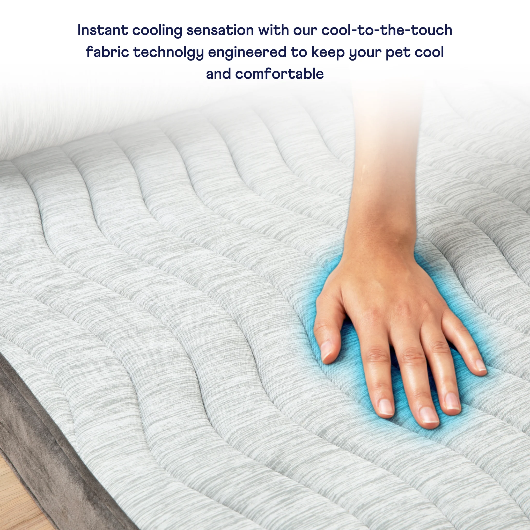 PupChill™ Cooling Bolster Dog Bed - Image 4