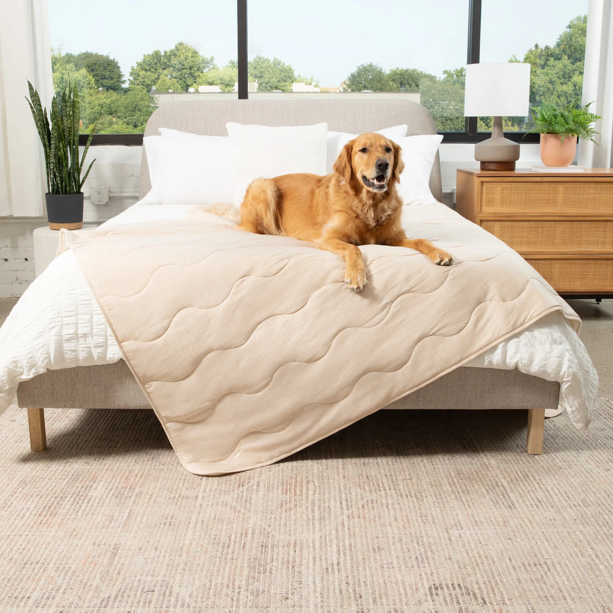 PupChill™ Cooling Waterproof Blanket - Arctic Sand - Image 2