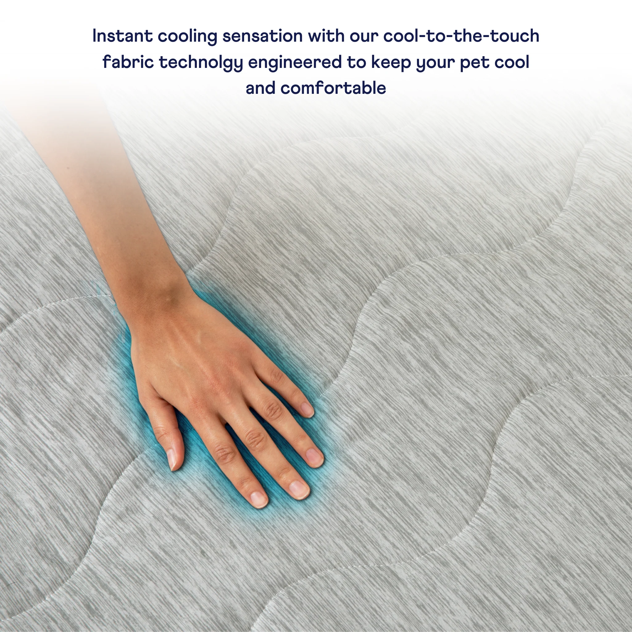 PupChill™ Cooling Waterproof Runner Blanket - Arctic Grey - Image 7