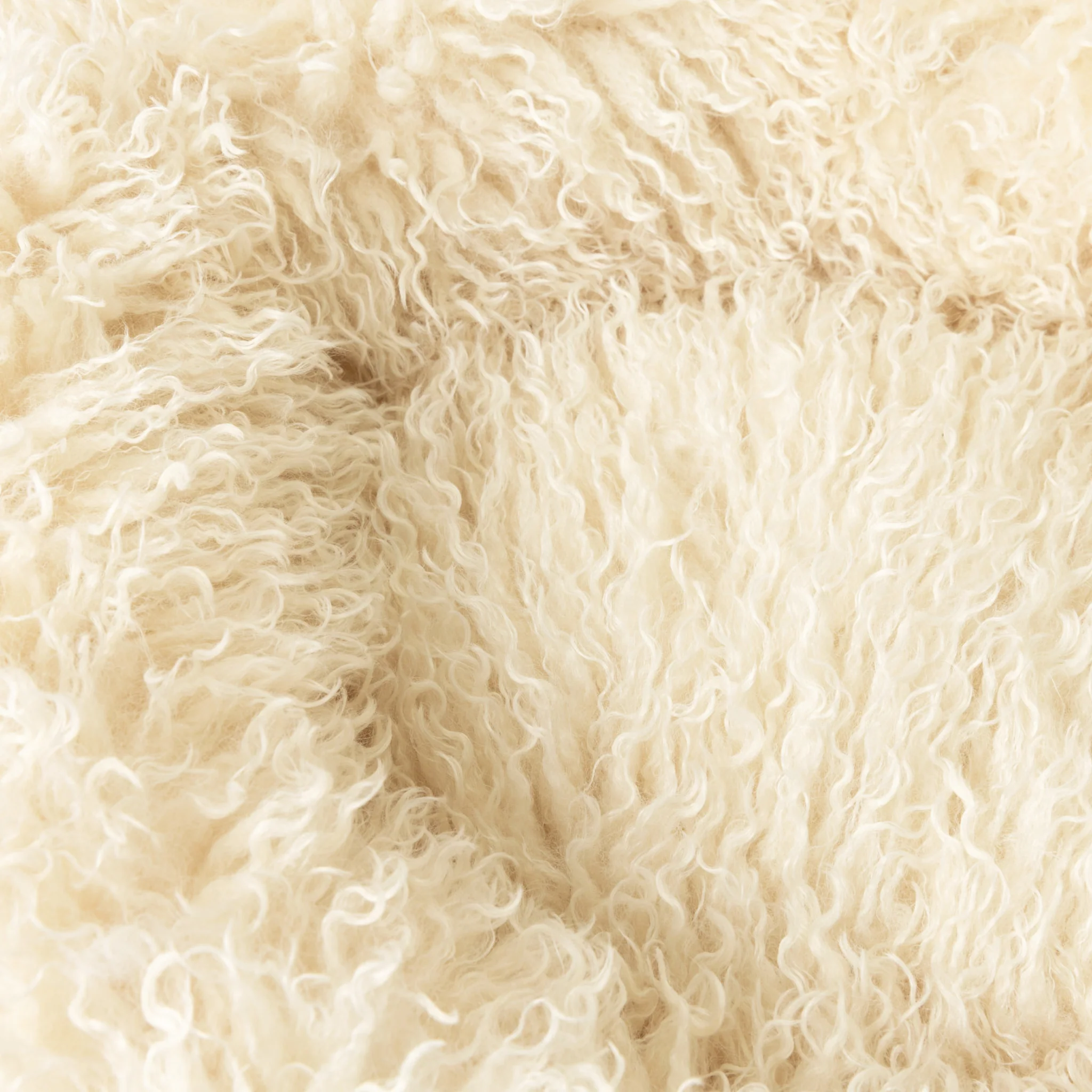 PupPouf™ Luxe Faux Fur Donut Dog Bed - Plush Sheep Ivory - Image 6