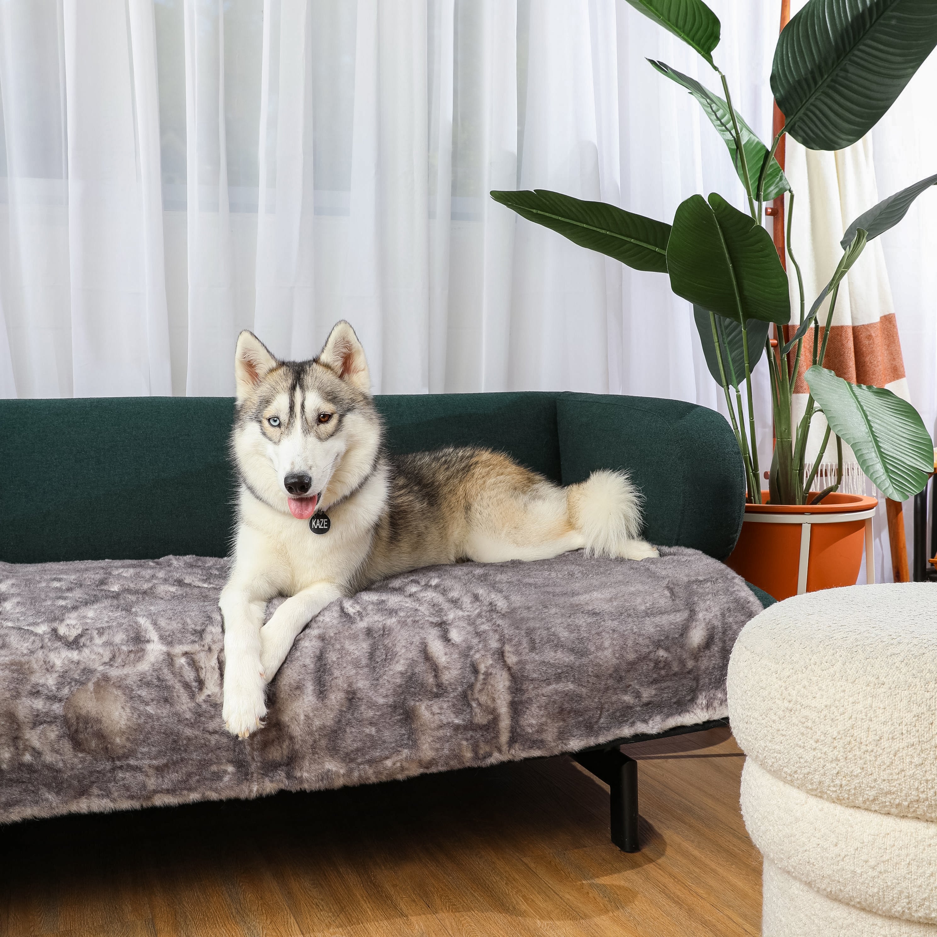 PupProtector™ Luxe Waterproof Bed Runner - Ultra Soft Chinchilla - Image 11