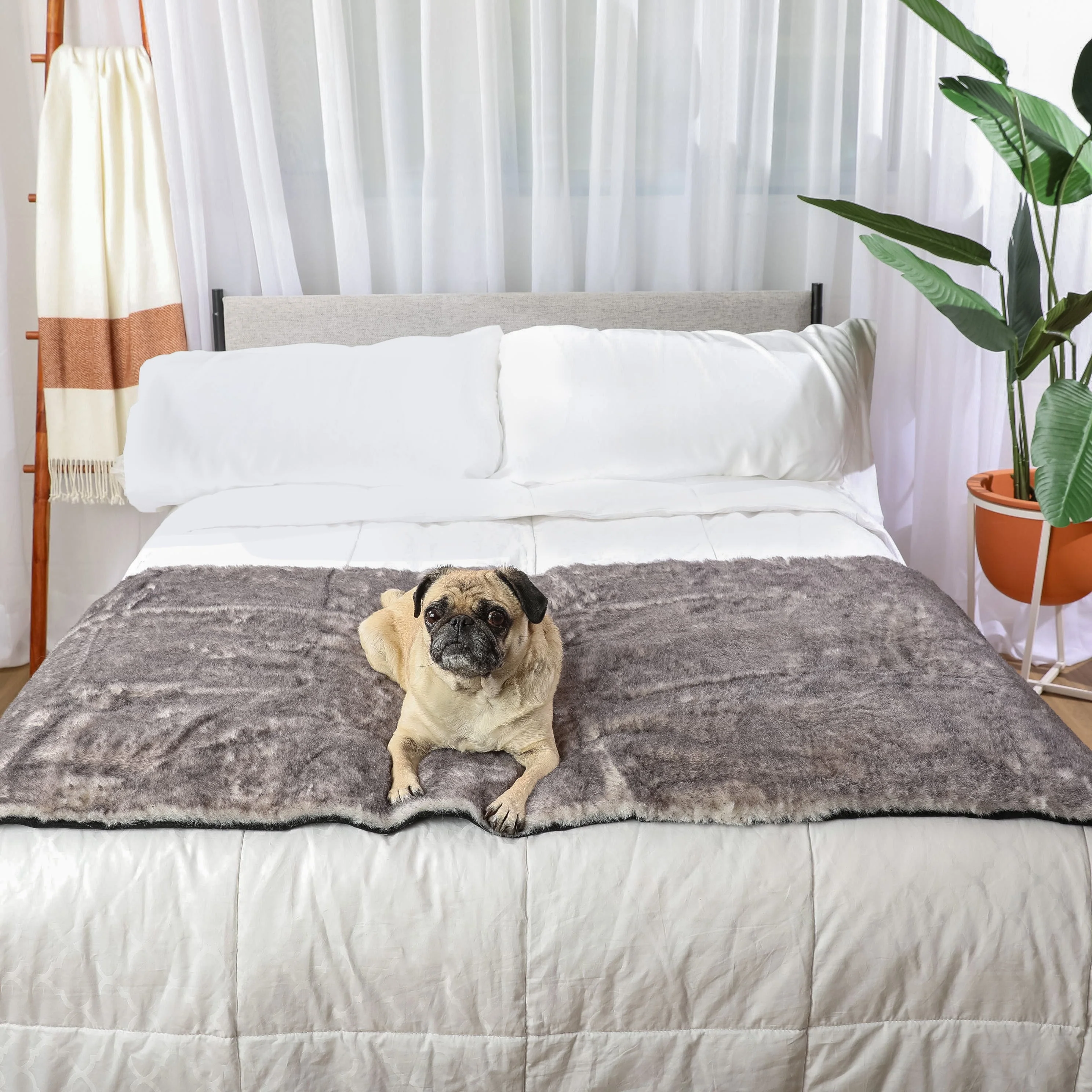 PupProtector™ Luxe Waterproof Bed Runner - Ultra Soft Chinchilla - Image 17