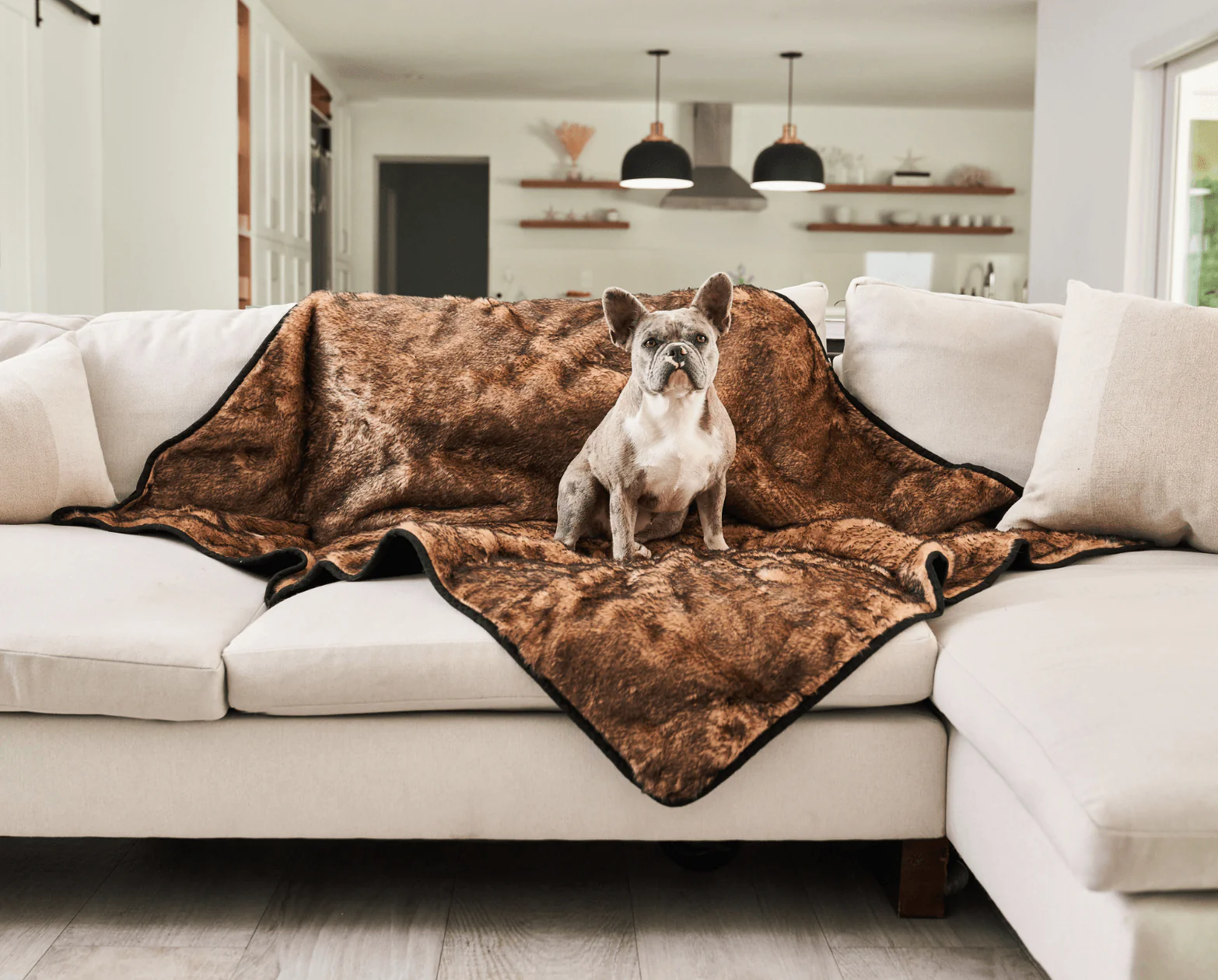 PupProtector™ Short Fur Waterproof Throw Blanket - Sable Tan - Image 10