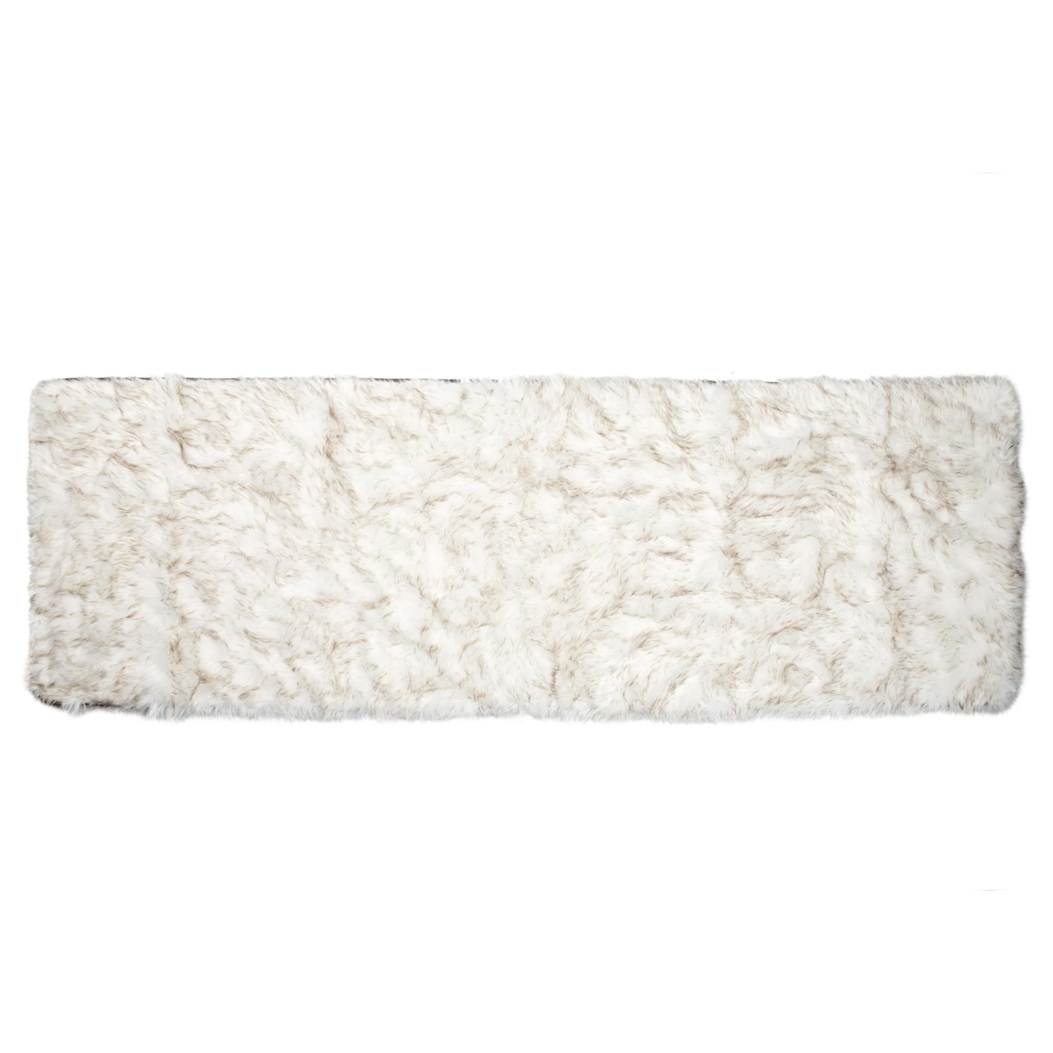 PupProtector™ Waterproof Bed Runner - White with Brown Accents - Image 9