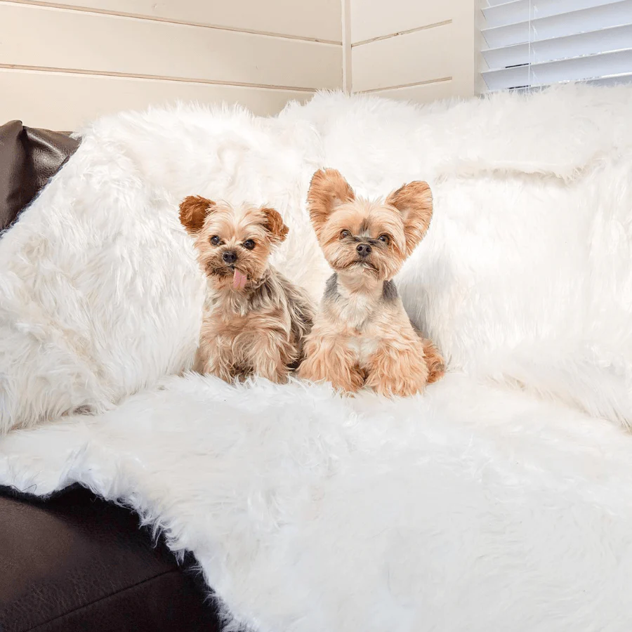 PupProtector™ Waterproof Throw Blanket - Polar White - Image 6