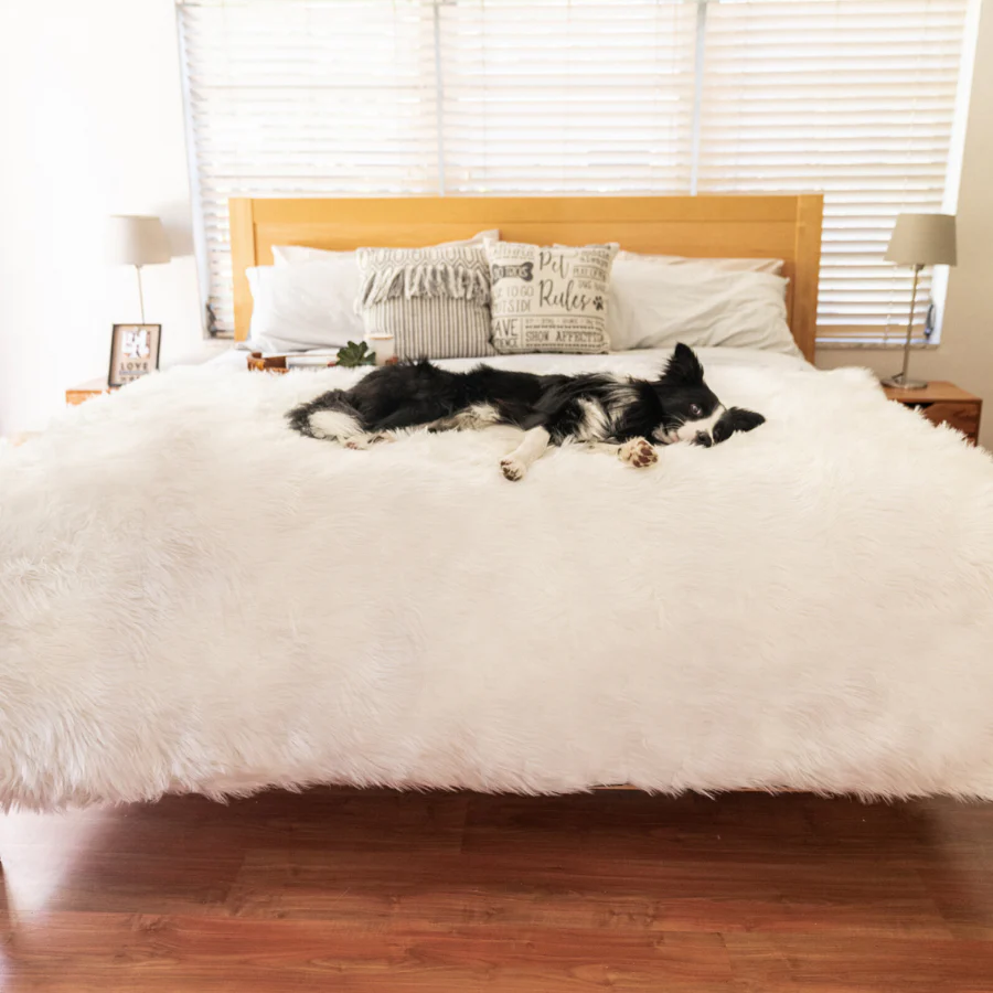 PupProtector™ Waterproof Throw Blanket - Polar White - Image 8
