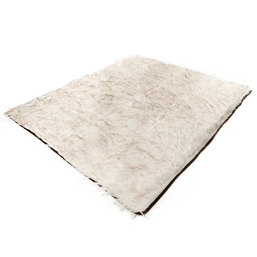 PupProtector™ Waterproof Throw Blanket - White with Brown Accents - Image 14