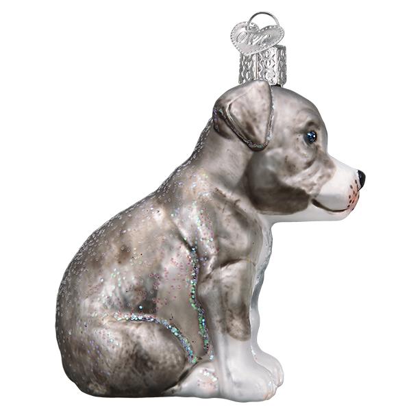 Puppy Pitbull Christmas Ornament - Image 3