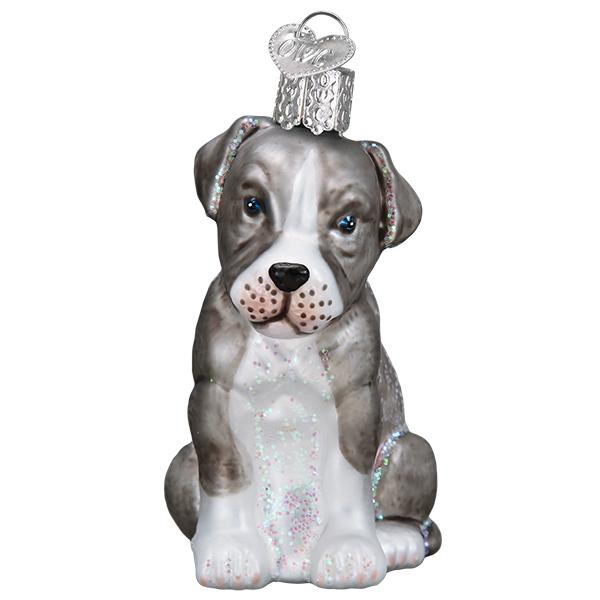 Puppy Pitbull Christmas Ornament - Image 5