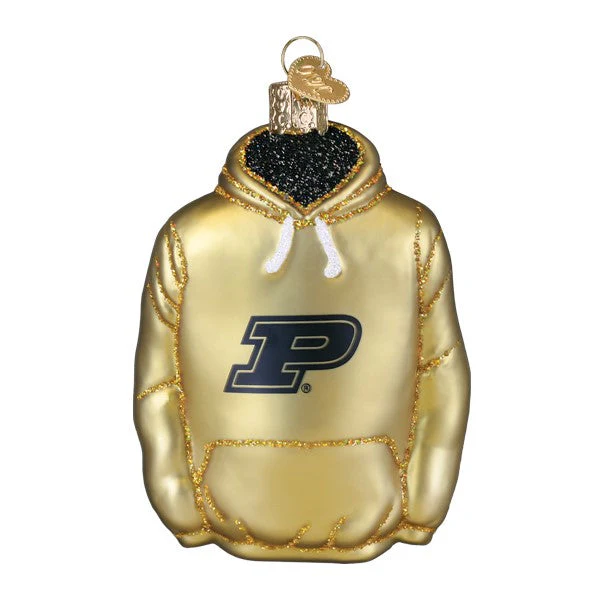 Purdue Hoodie Christmas Ornament 4.5 x 3 x 1.5 Inches - Image 3