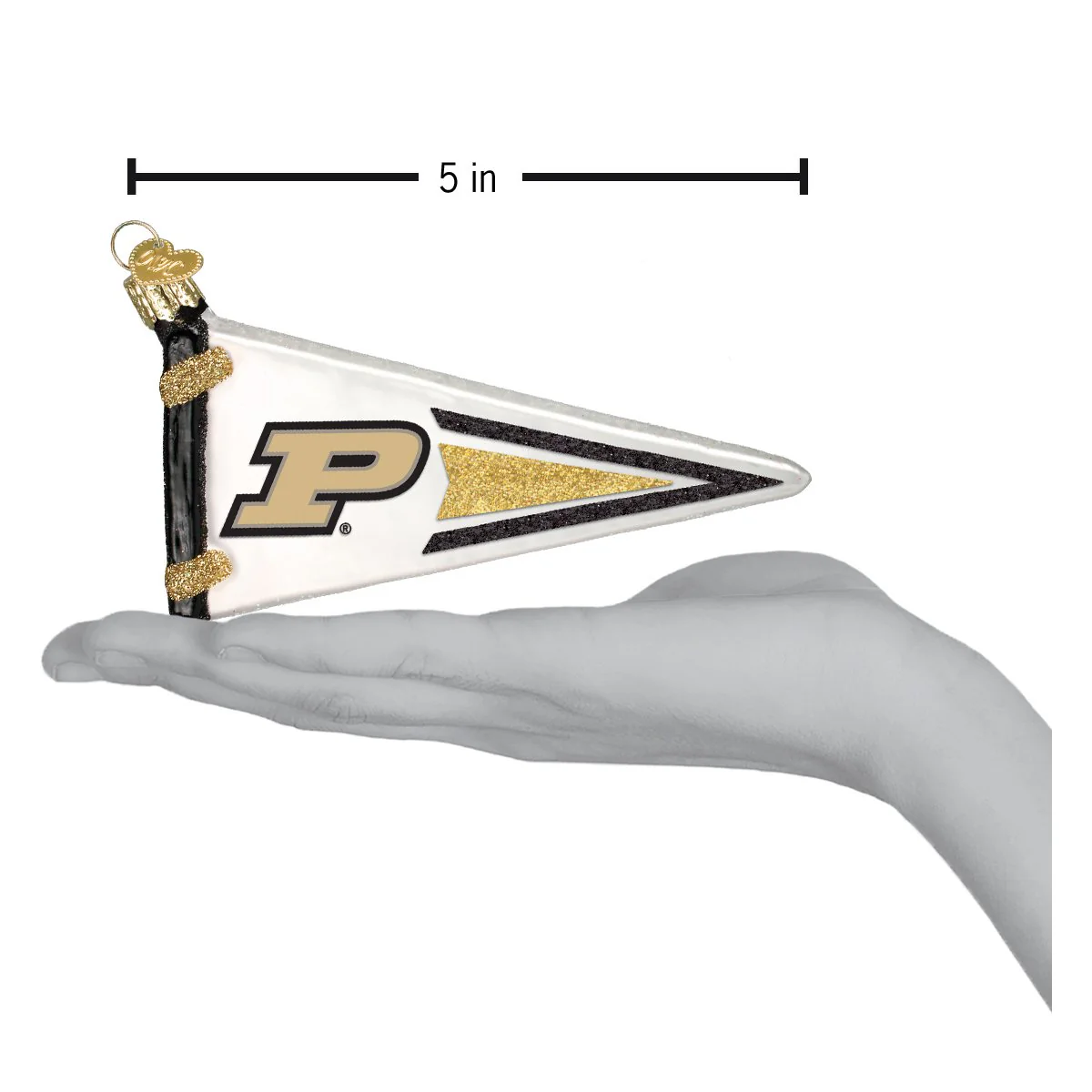 Purdue Pennant Ornament - Image 4