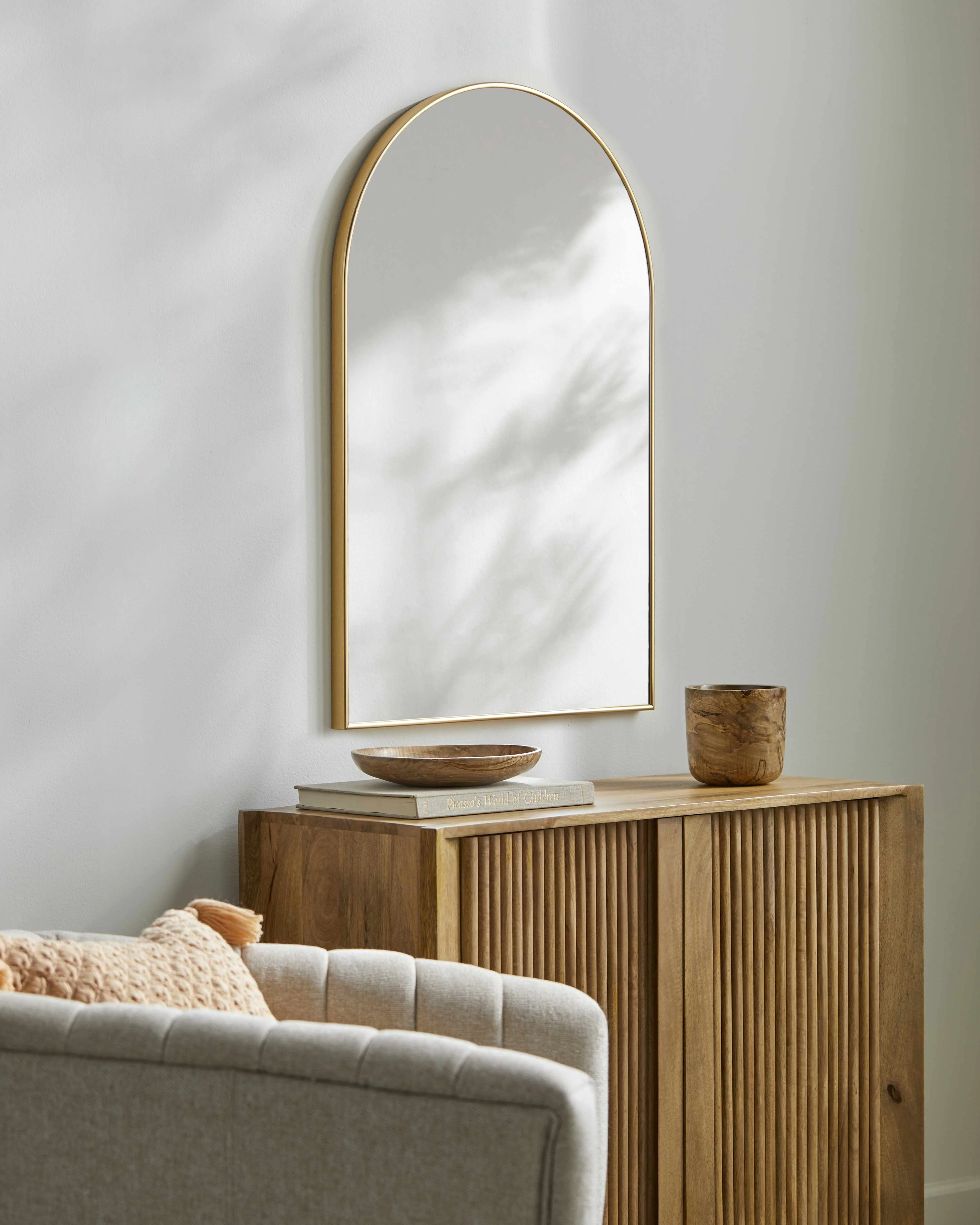 Purullena Oval Gold Mirror - Image 5
